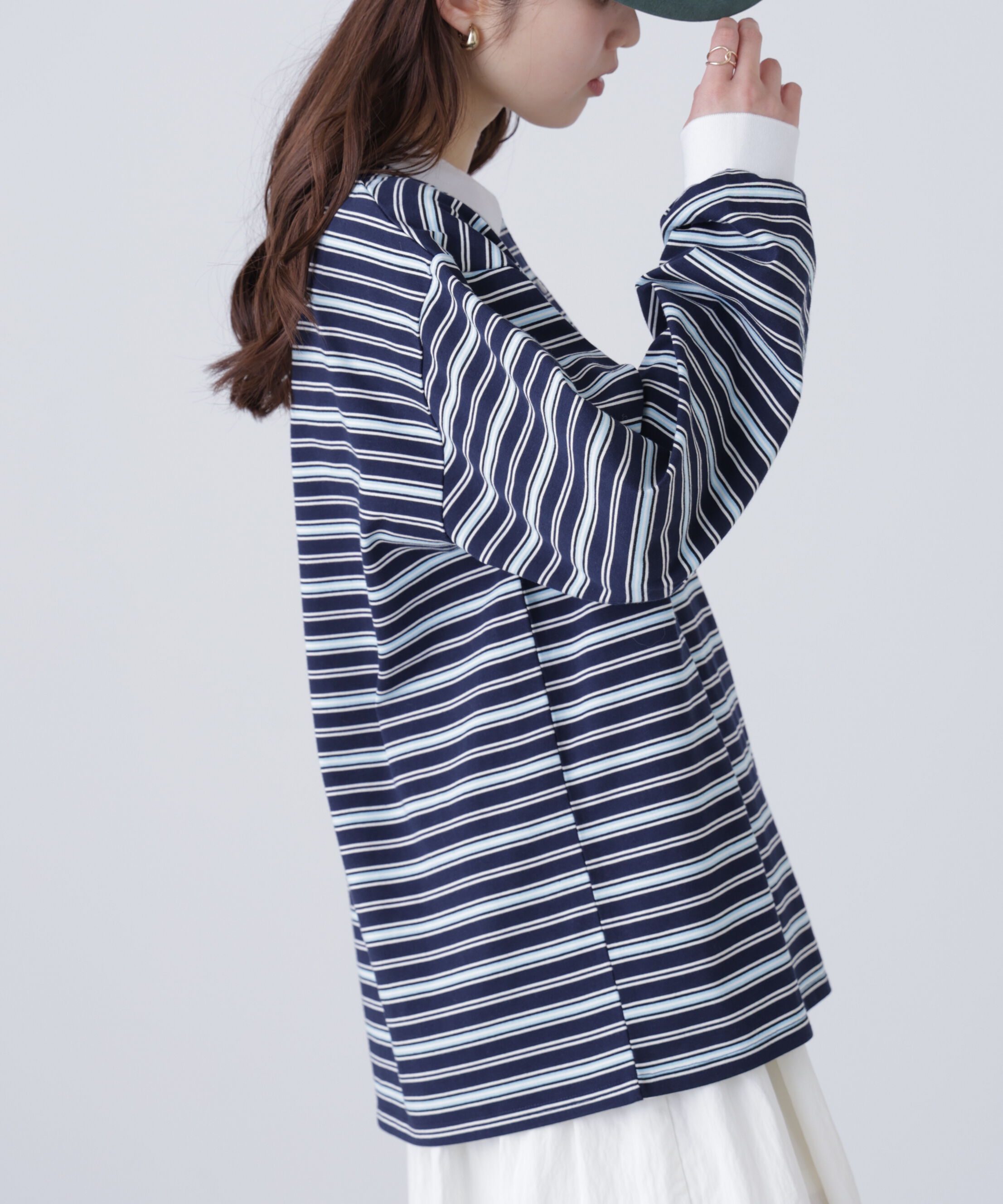  「マルチボーダーラガーポロシャツ」|Tシャツ・カットソー|