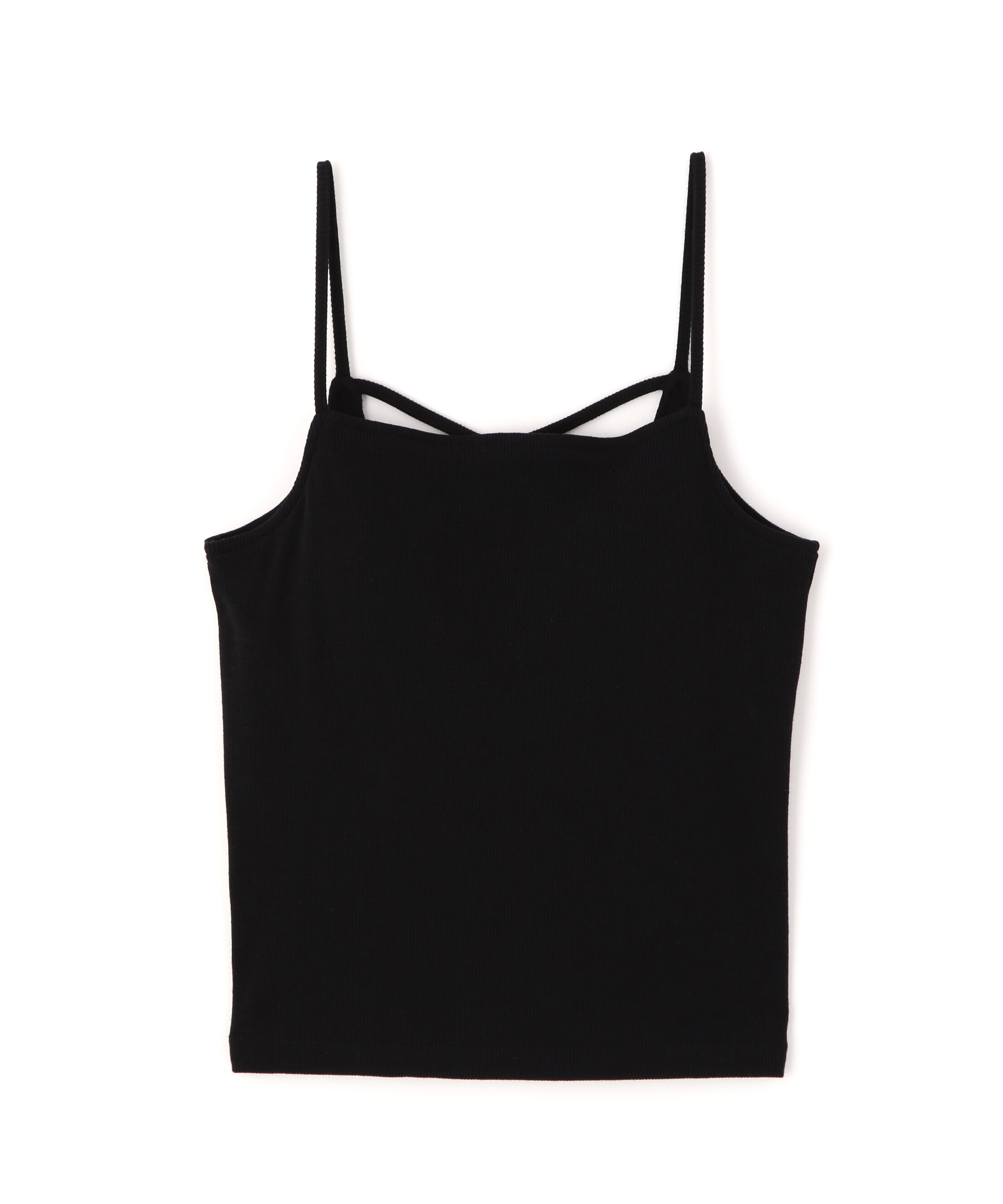  「バッククロスカップ付きキャミソール」|Tシャツ・カットソー|