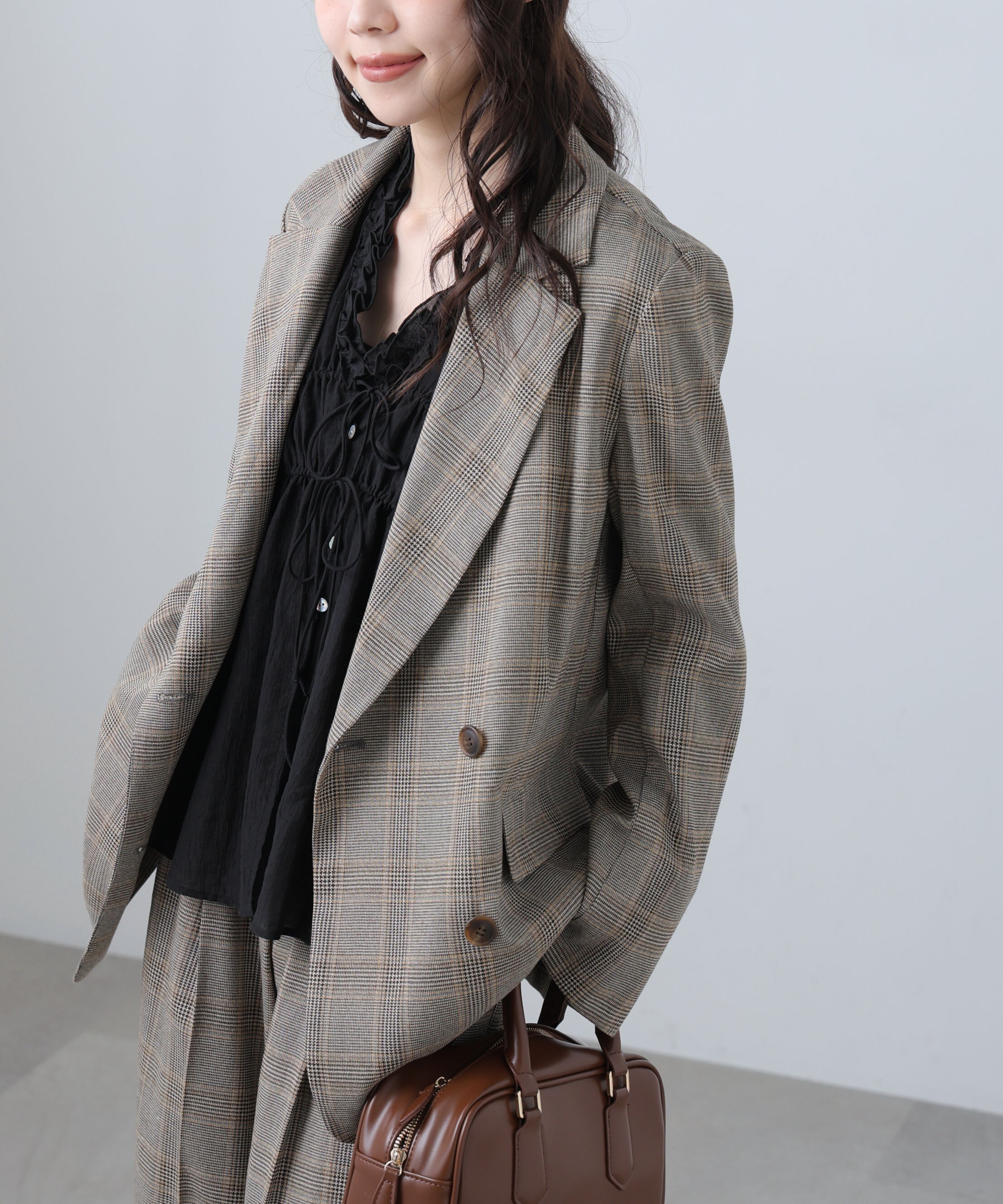  「麻調合繊ダブルブレストジャケット」|その他|