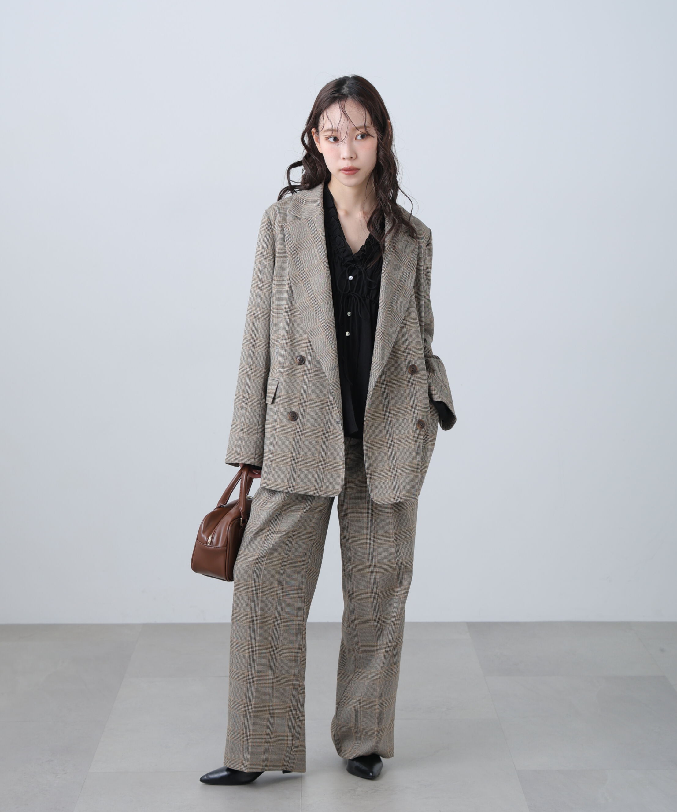  「麻調合繊ダブルブレストジャケット」|その他|