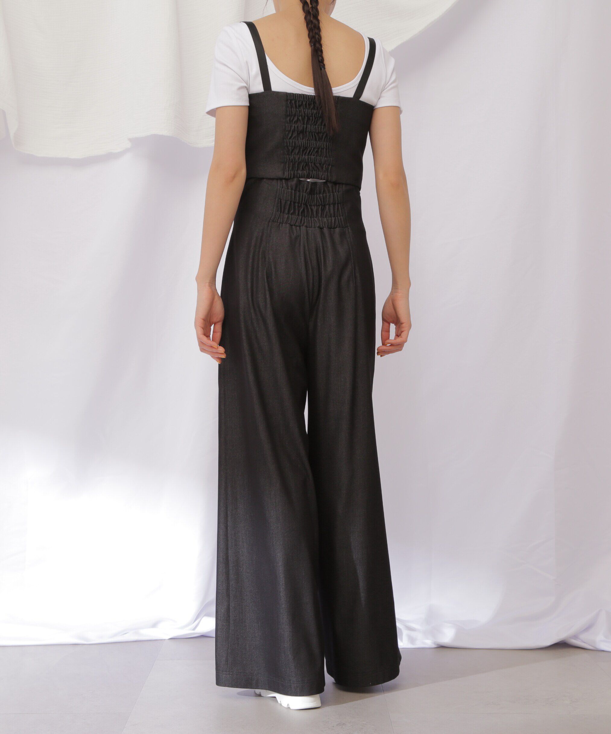  「フロントZIPワイドパンツ」|その他|