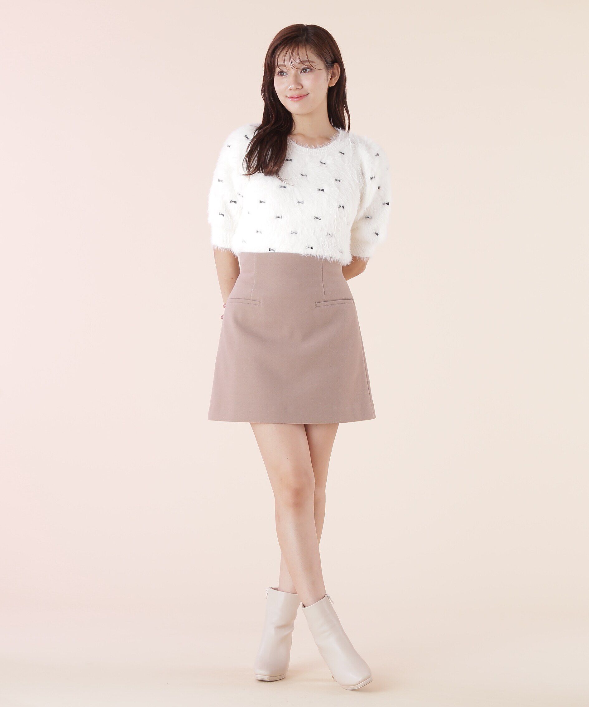  「◆ハイウエストミニスカート」|スカート|