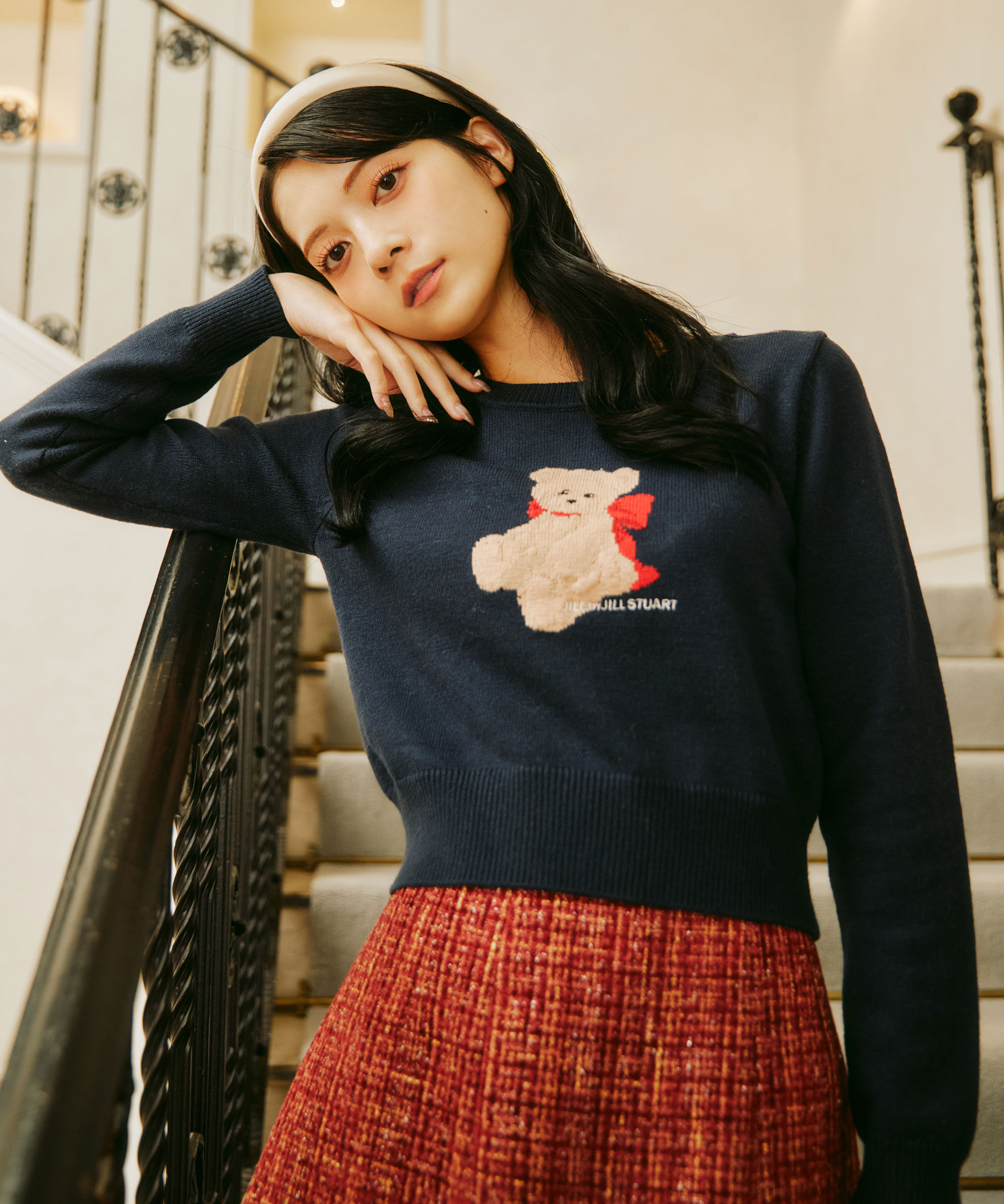  「＜BEARシリーズ＞インターシャニット」|ニット・セーター|