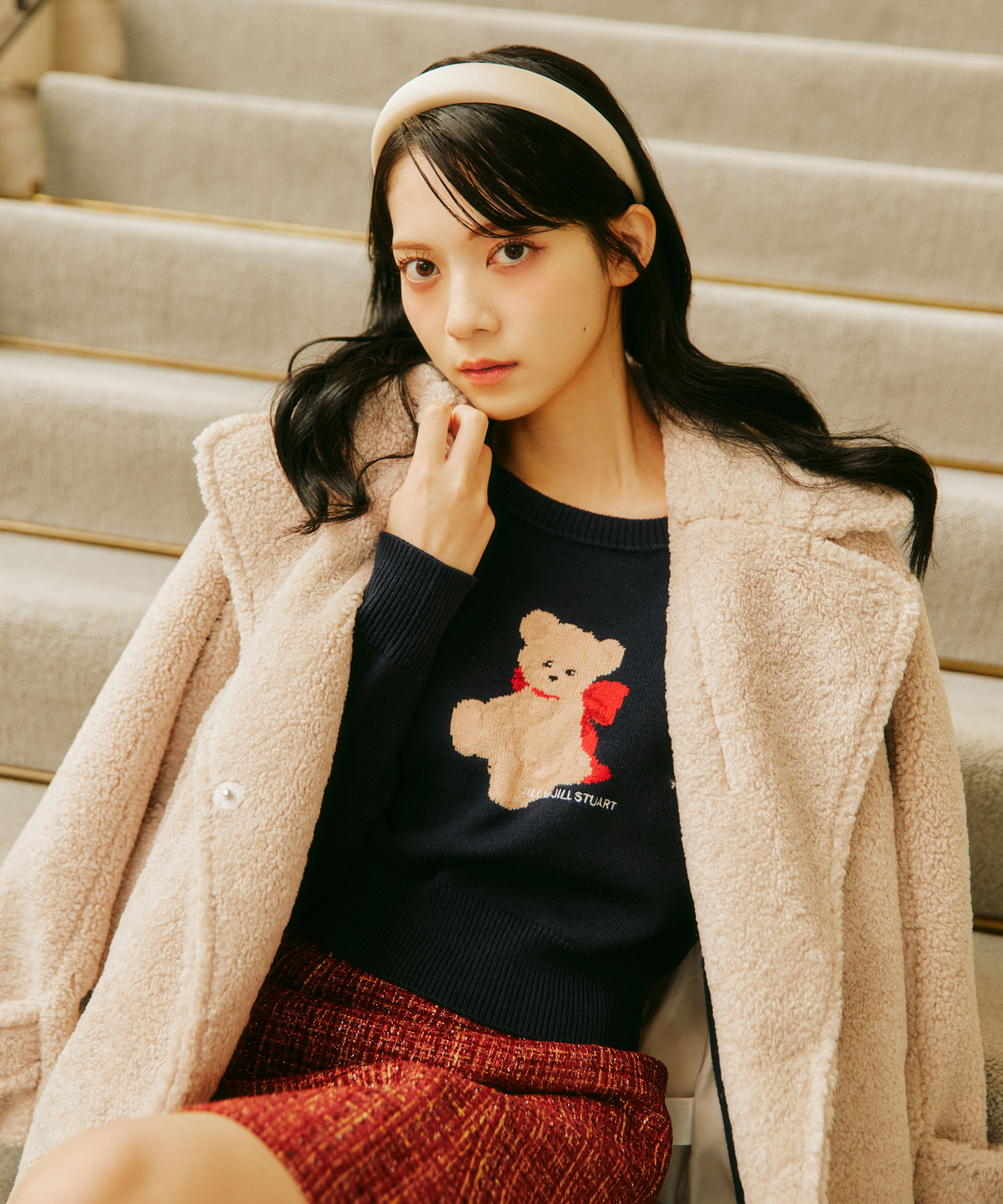  「＜BEARシリーズ＞インターシャニット」|ニット・セーター|