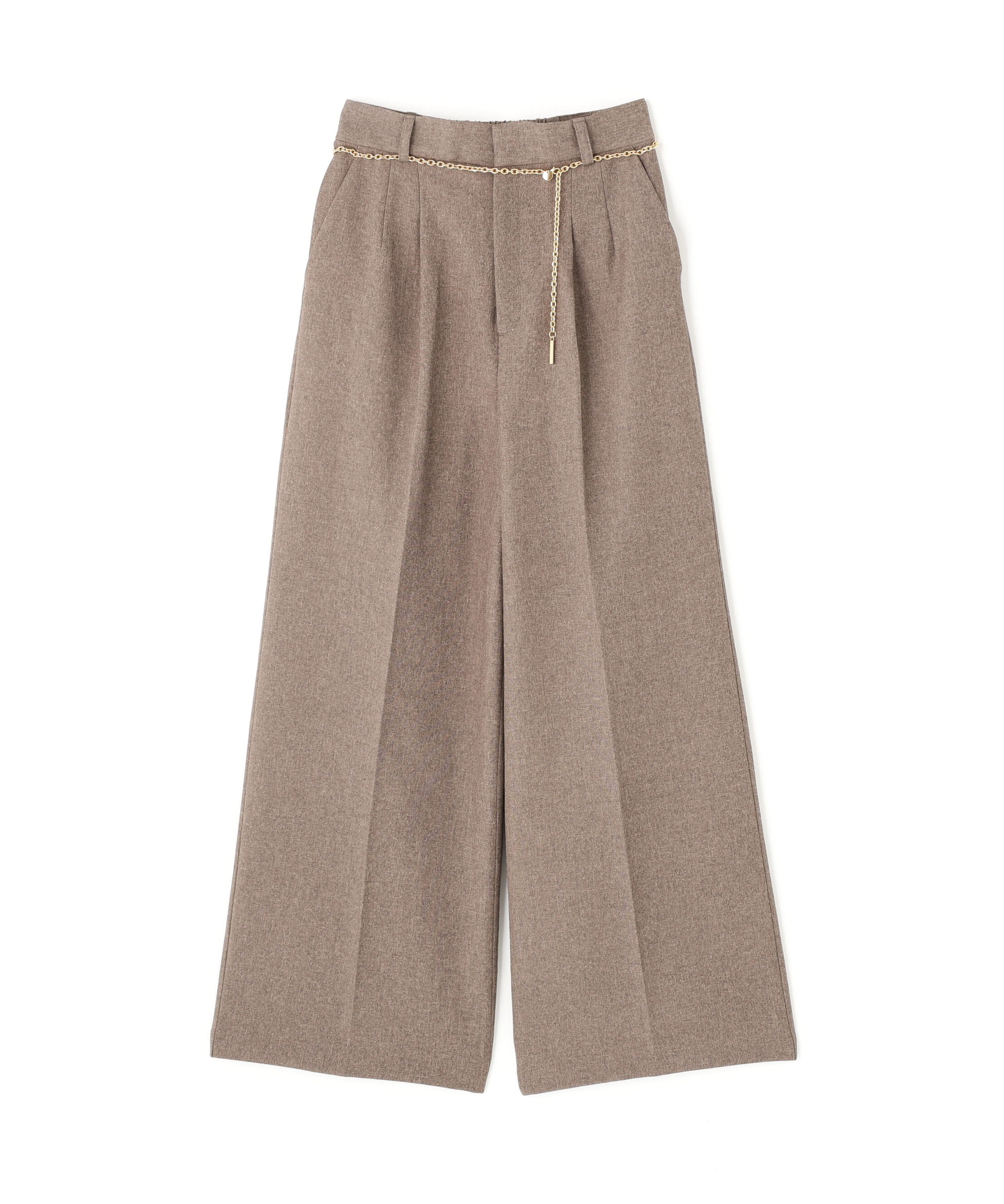 PROPORTION BODY DRESSING「＜谷川菜奈さんコラボ＞チェーン付きワイドパンツ 25AW」|その他|