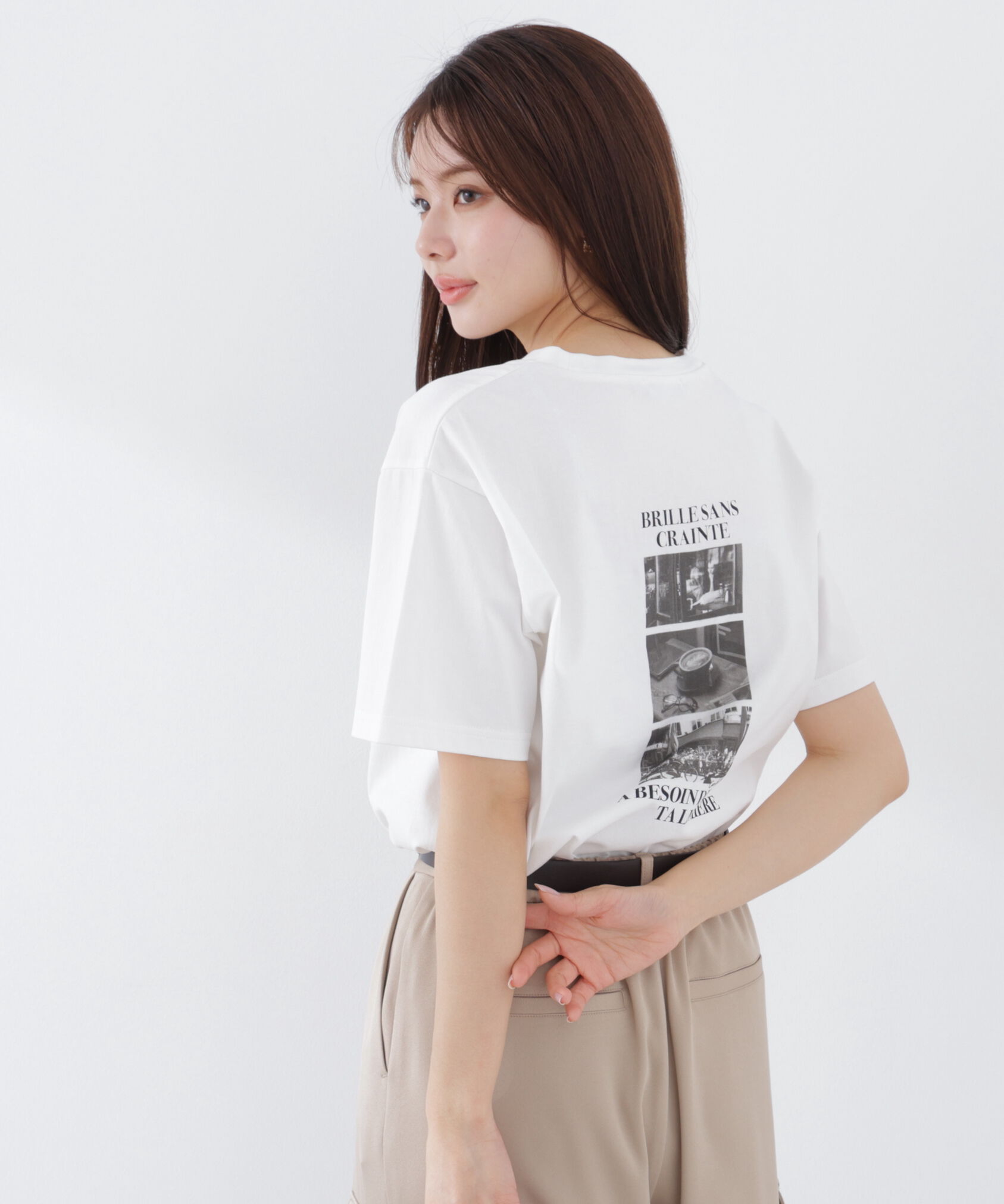 PROPORTION BODY DRESSING「〈a/mie〉フォトプリントT　26SS　」|Tシャツ・カットソー|