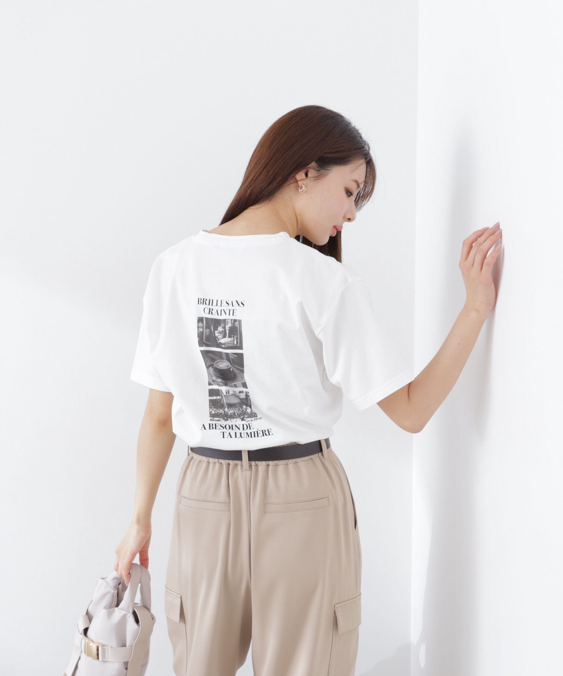 PROPORTION BODY DRESSING「〈a/mie〉フォトプリントT　26SS　」|Tシャツ・カットソー|