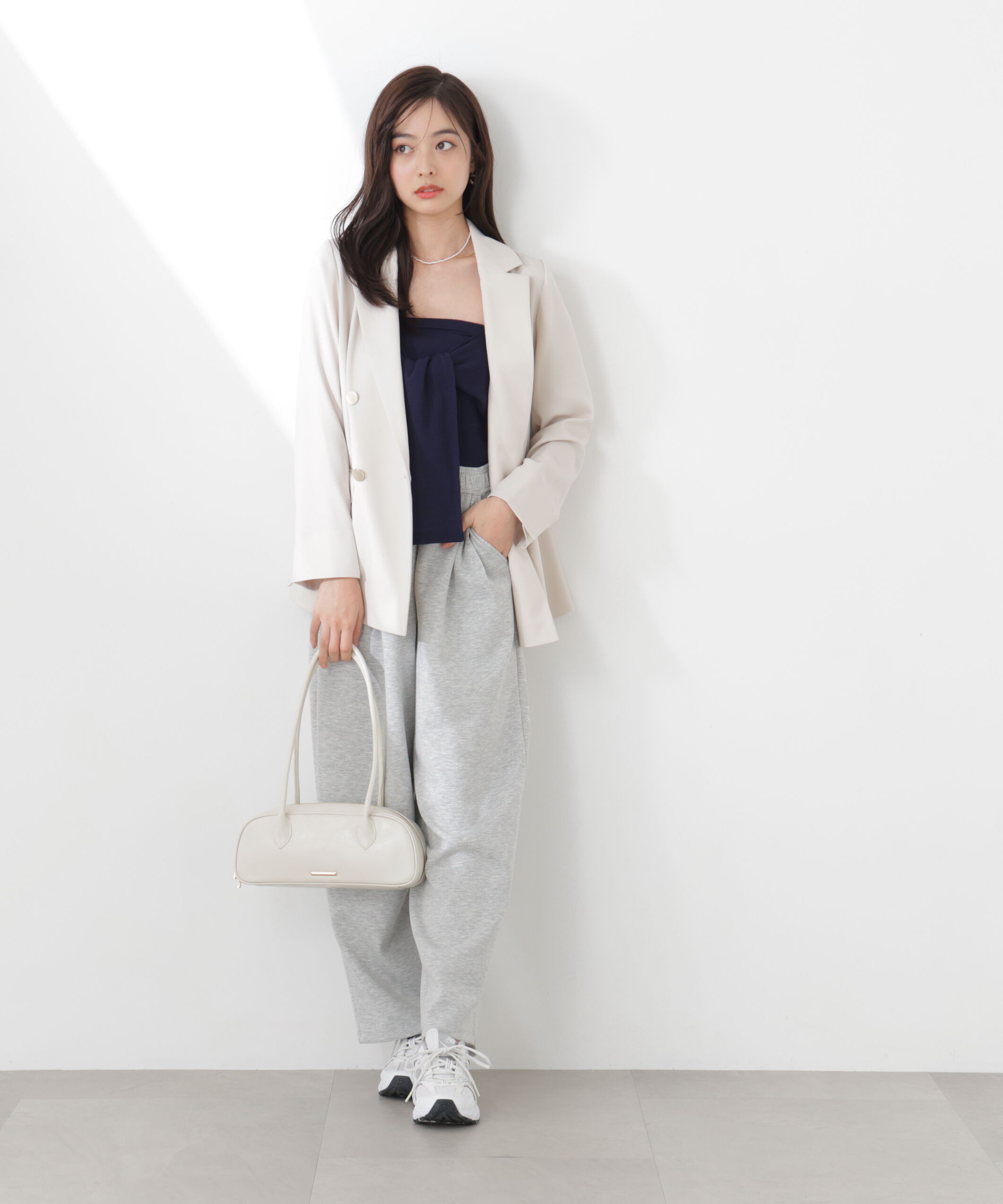 PROPORTION BODY DRESSING「〈a/mie〉リボンニットビスチェ　26SS」|カーディガン|