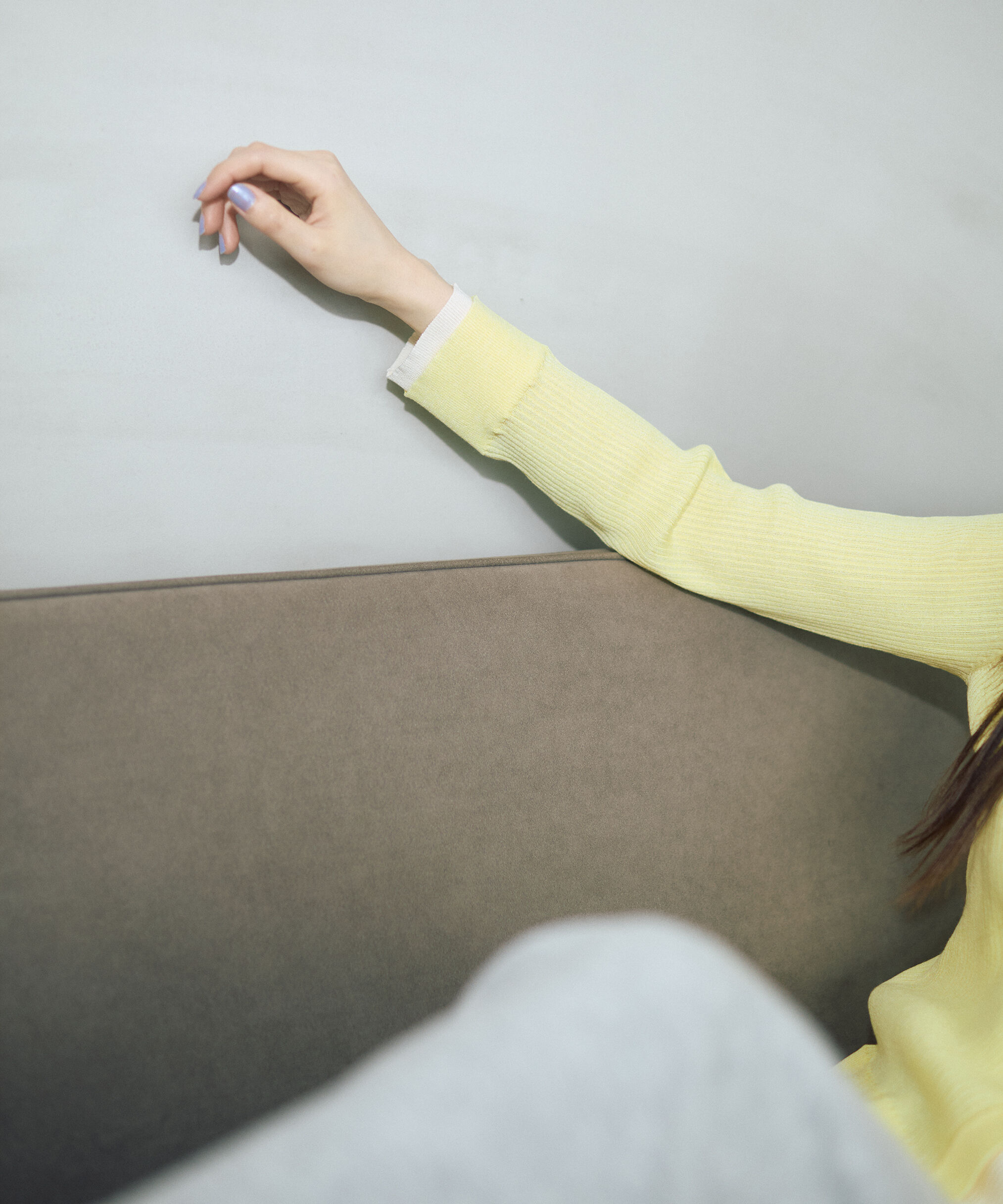 PROPORTION BODY DRESSING「＜今村朱里さんコラボ＞レイヤード風リブニット 26SS」|ニット・セーター|