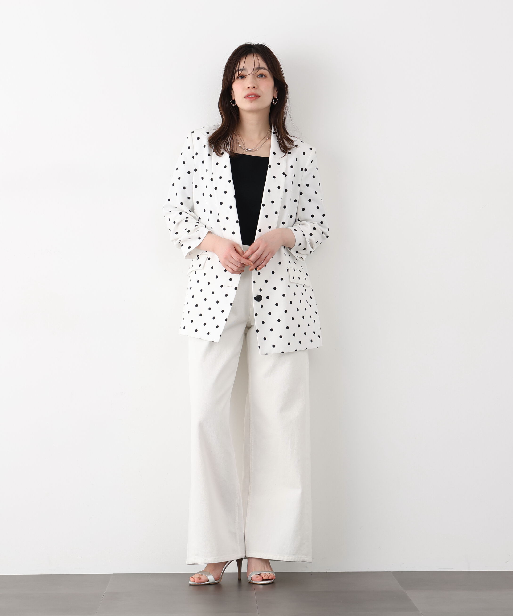  「ショールカラーロングジャケット」|その他|