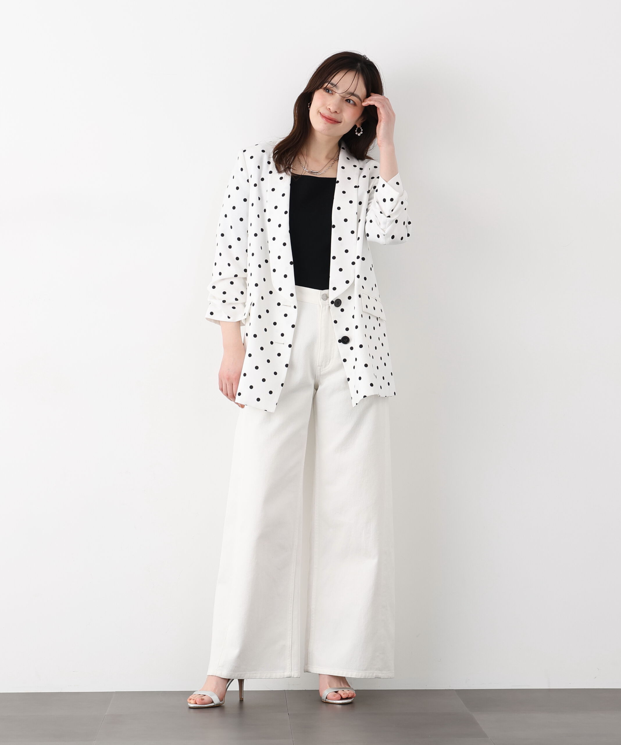  「ショールカラーロングジャケット」|その他|