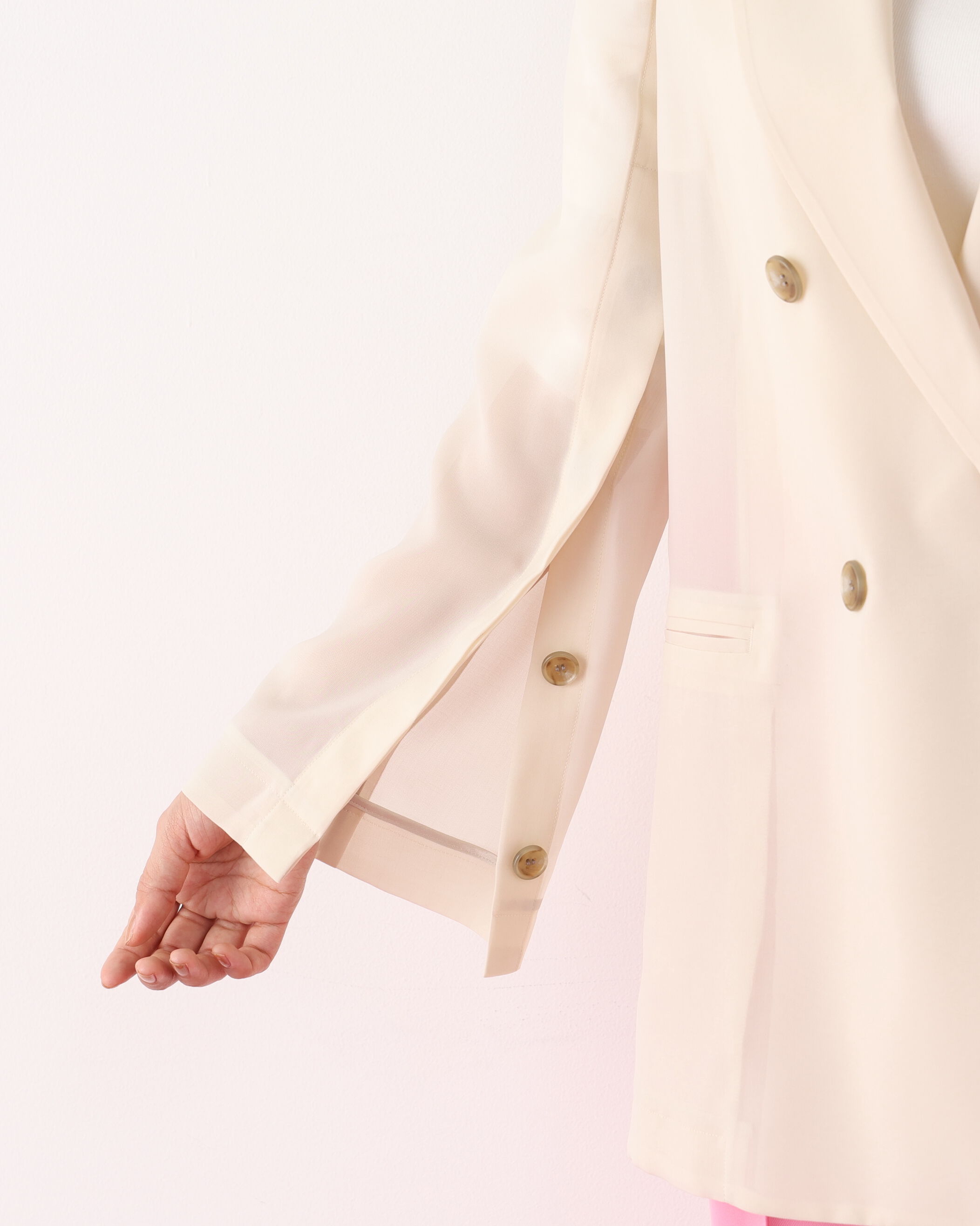  「スリーブボタンシアージャケット」|その他|