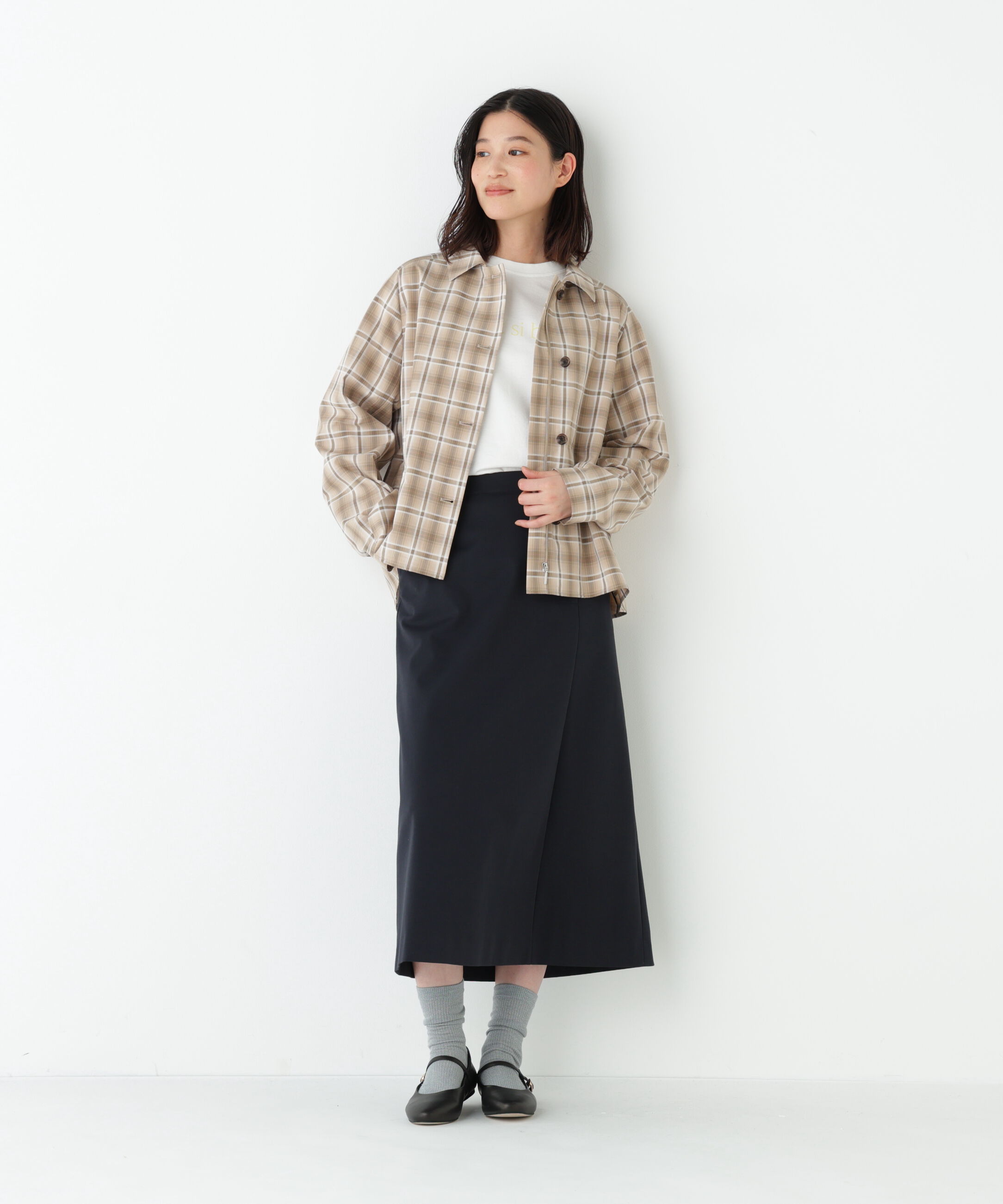  「◆《ウォッシャブル》ストレッチポンチＡラインスカート」|スカート|