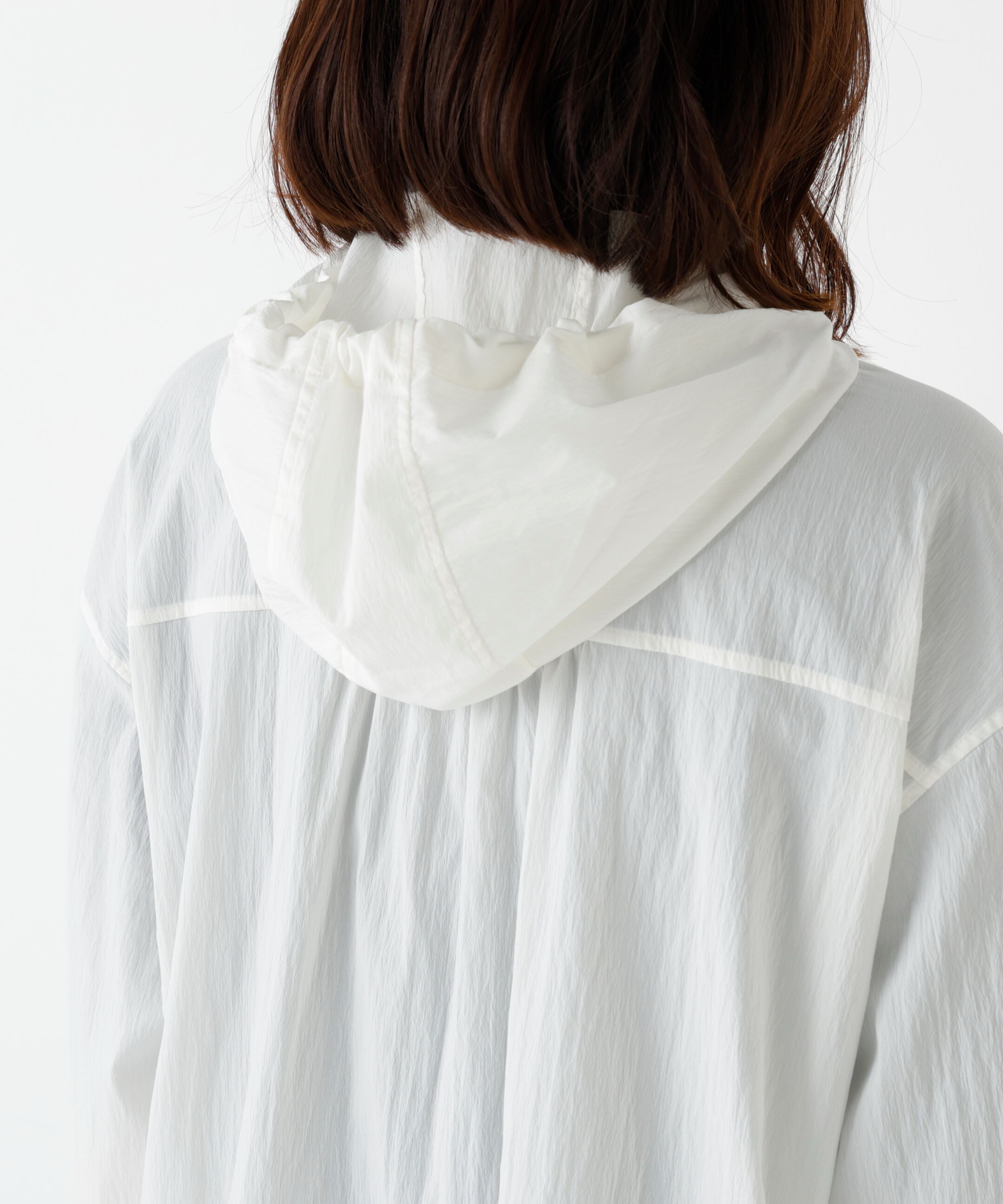  「◆《ウォッシャブル》シアーアノラックフーディーブルゾン」|ブルゾン・スタジャン|