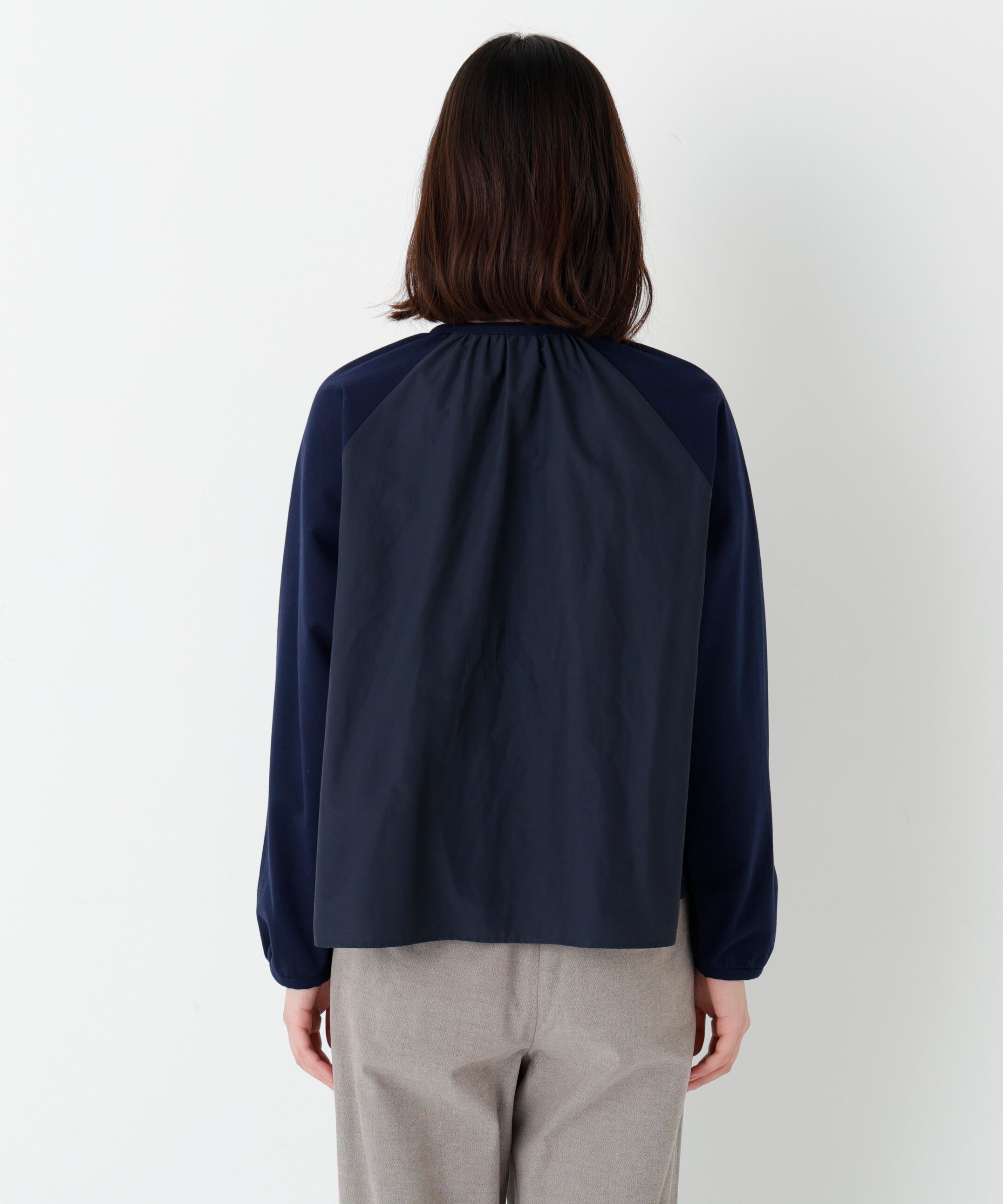  「◆バランサーカットソーギャザーブラウス」|Tシャツ・カットソー|