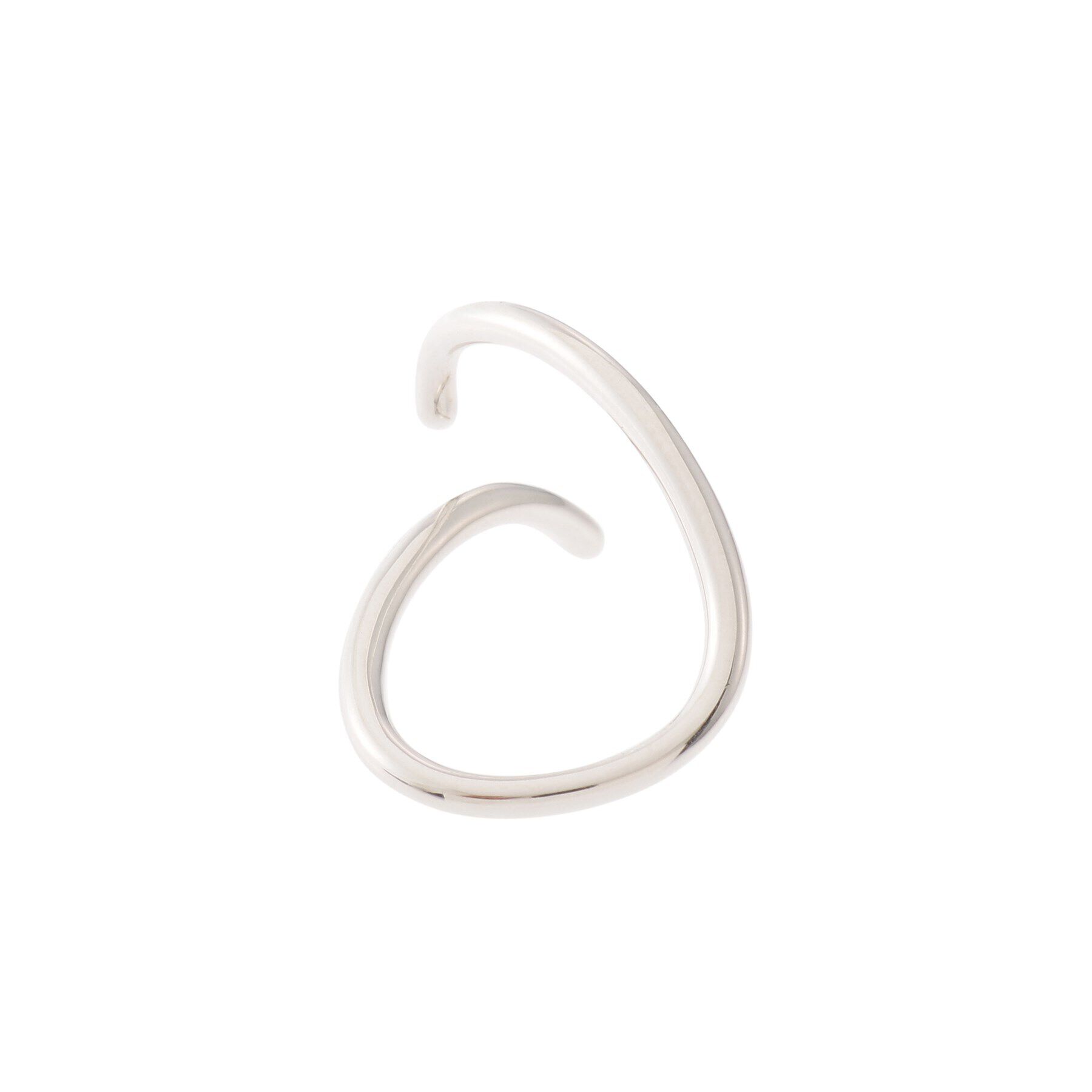 COCOSHNIK「シルバー ラップイヤーカフ（左耳用）」|イヤリング|