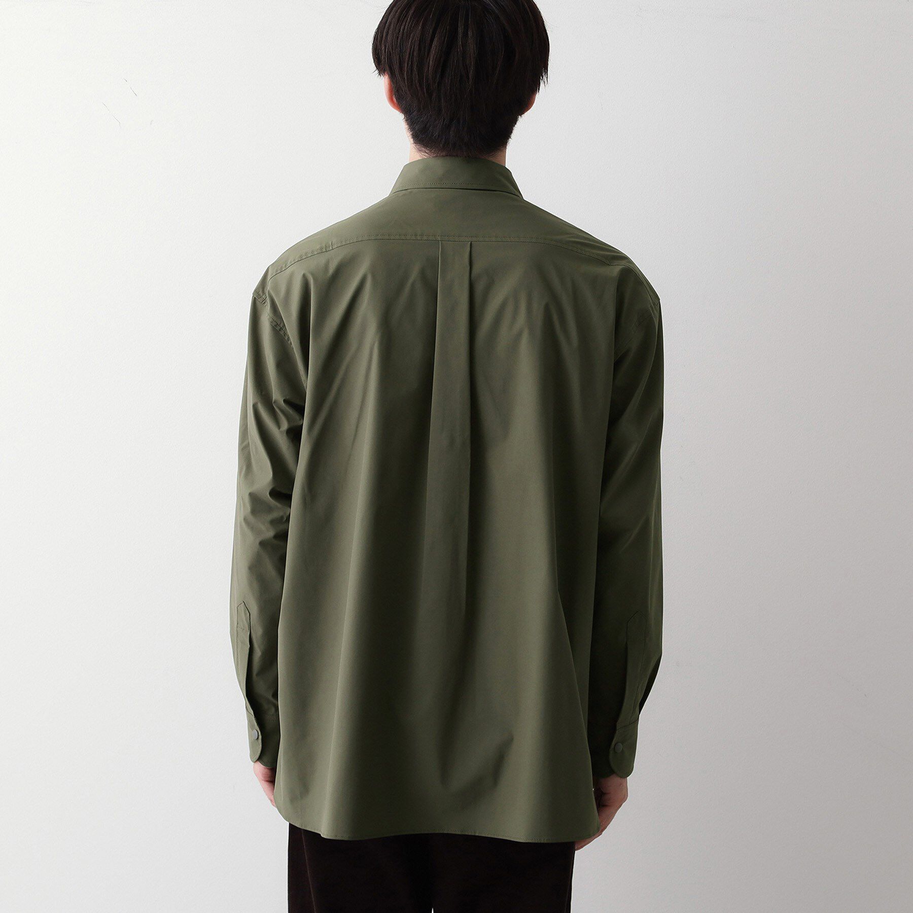 Dessin「【撥水・洗える】プラドットボタンシャツ」|シャツ・ブラウス|