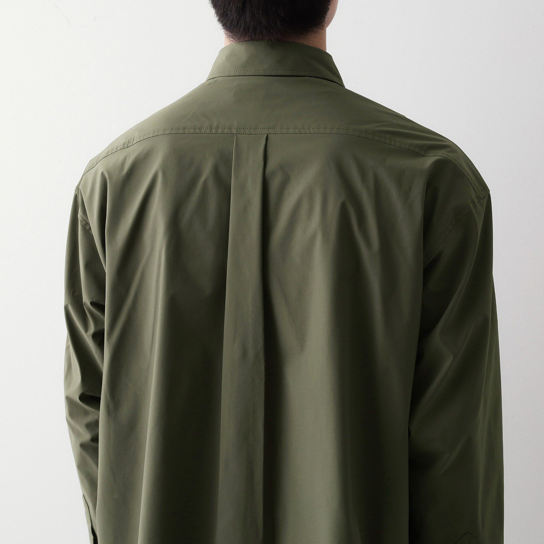 Dessin「【撥水・洗える】プラドットボタンシャツ」|シャツ・ブラウス|