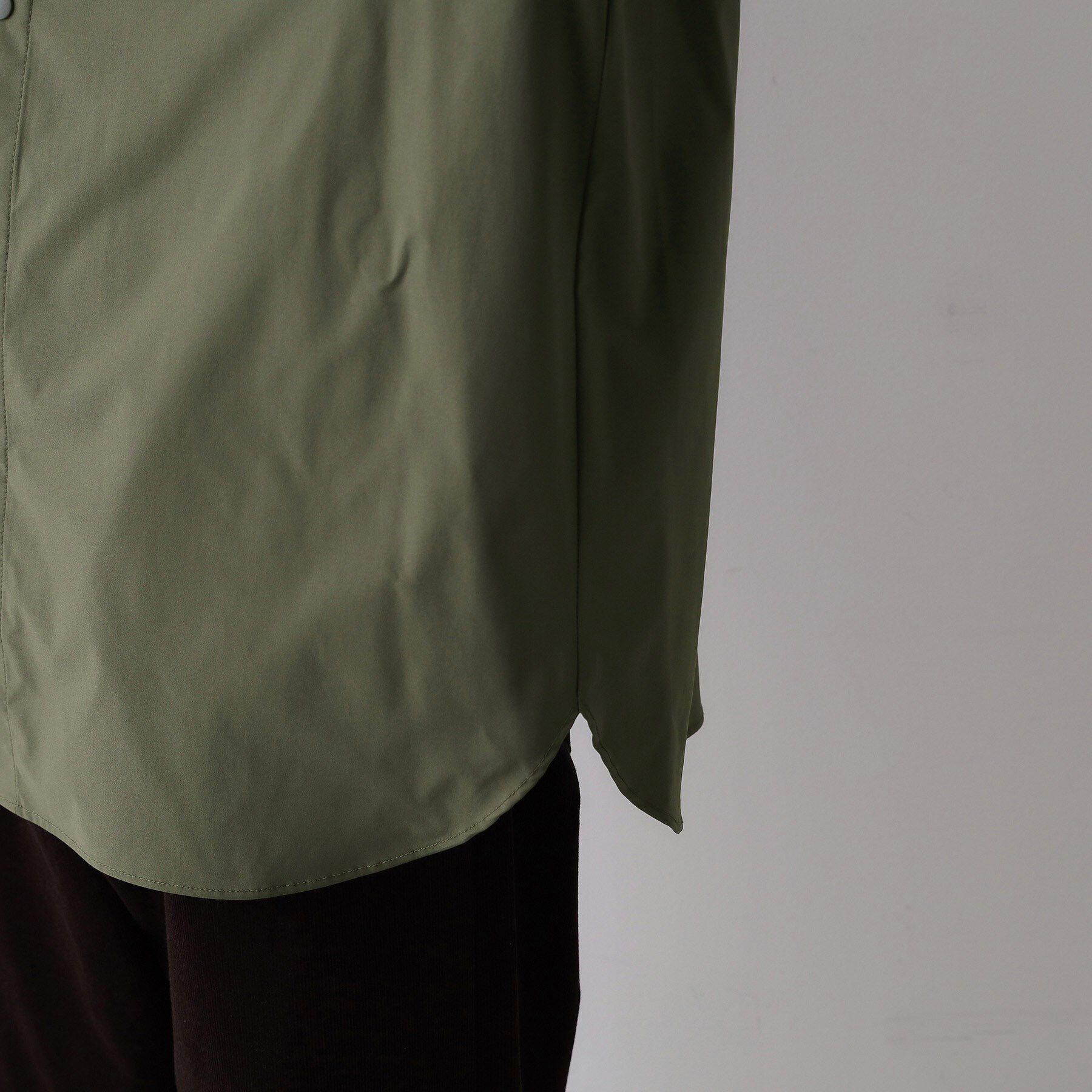 Dessin「【撥水・洗える】プラドットボタンシャツ」|シャツ・ブラウス|