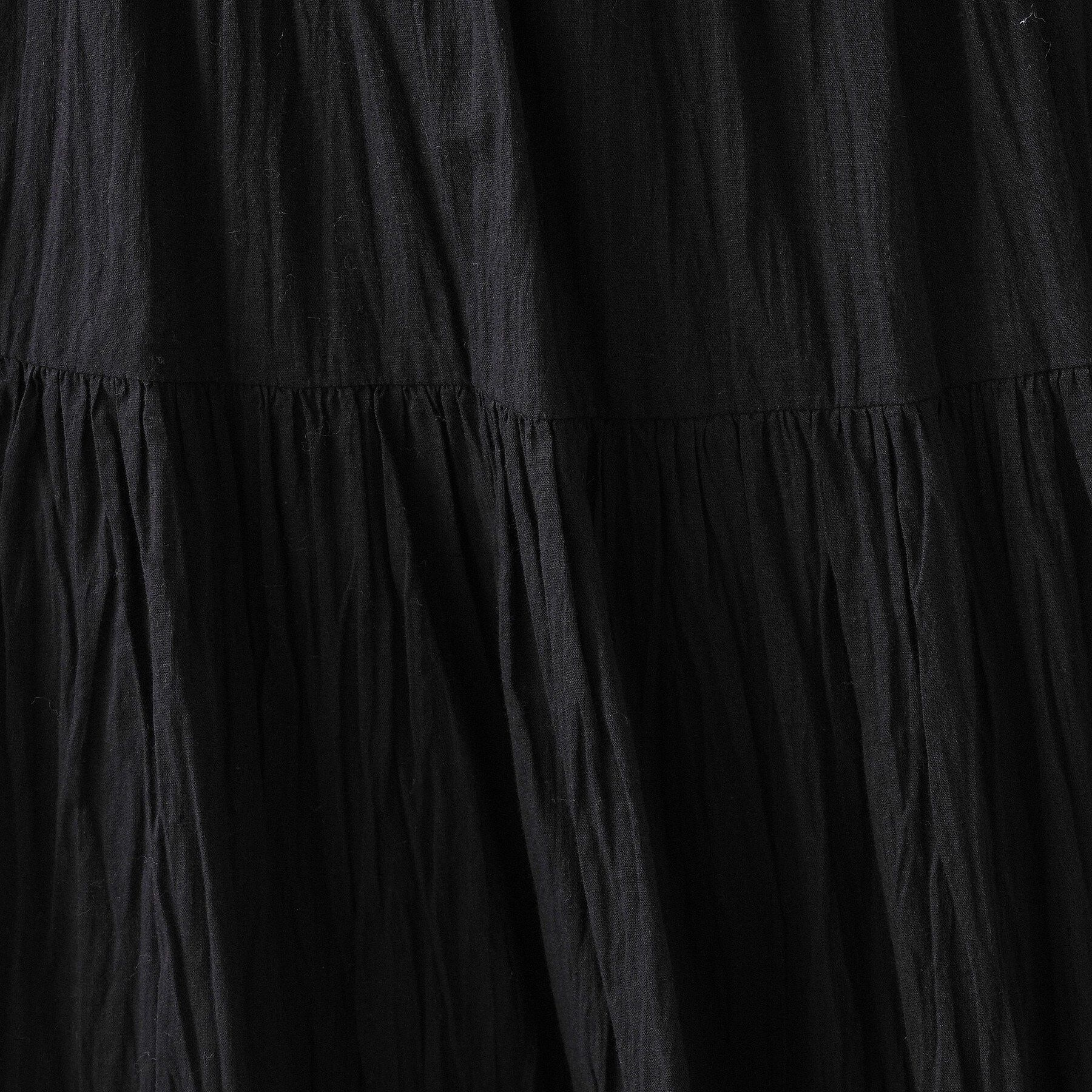 Dessin「【ウエストゴム/洗える】インドコットンティアードスカート」|スカート|