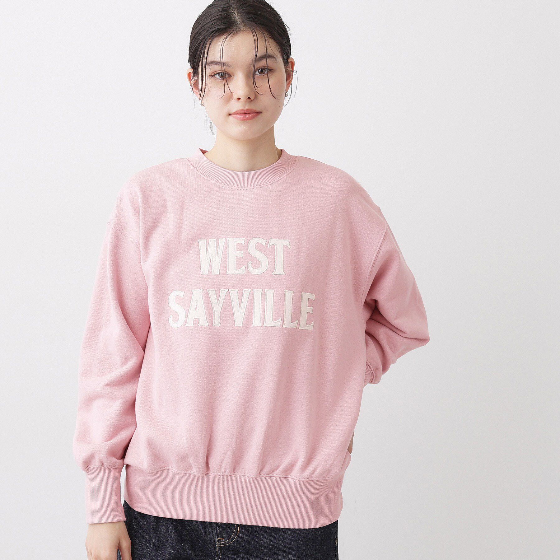 Dessin「【洗える】オーガニックコットン裏毛ロゴスウェット」|パーカー|