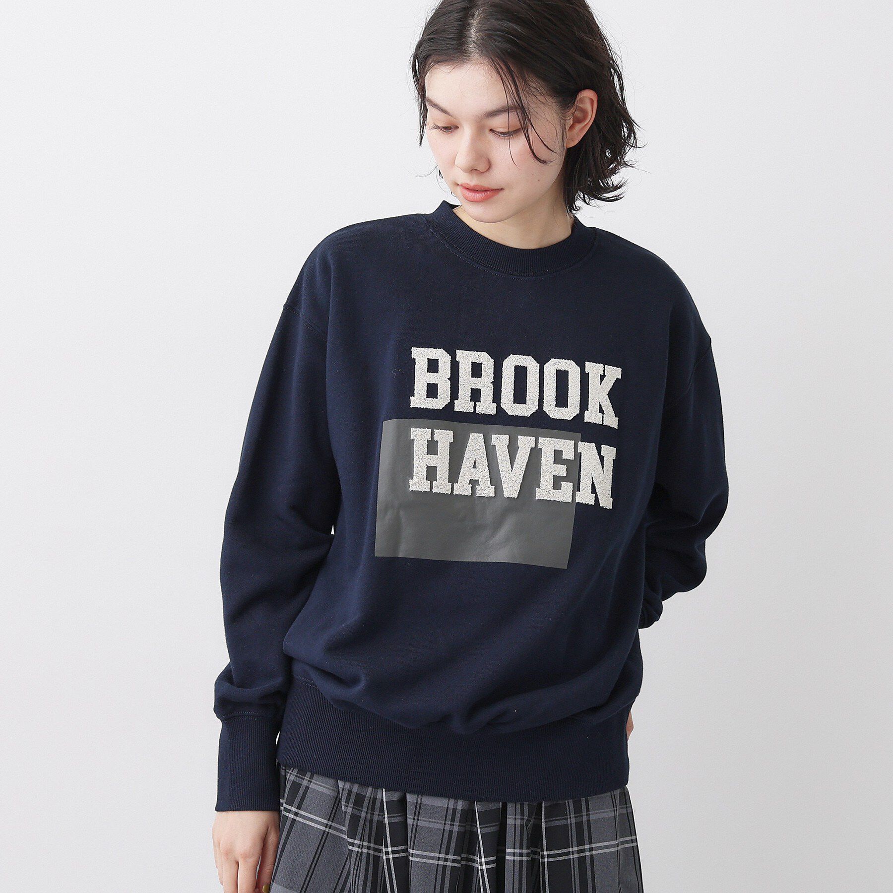 Dessin「【洗える】オーガニックコットン裏毛ロゴスウェット」|パーカー|