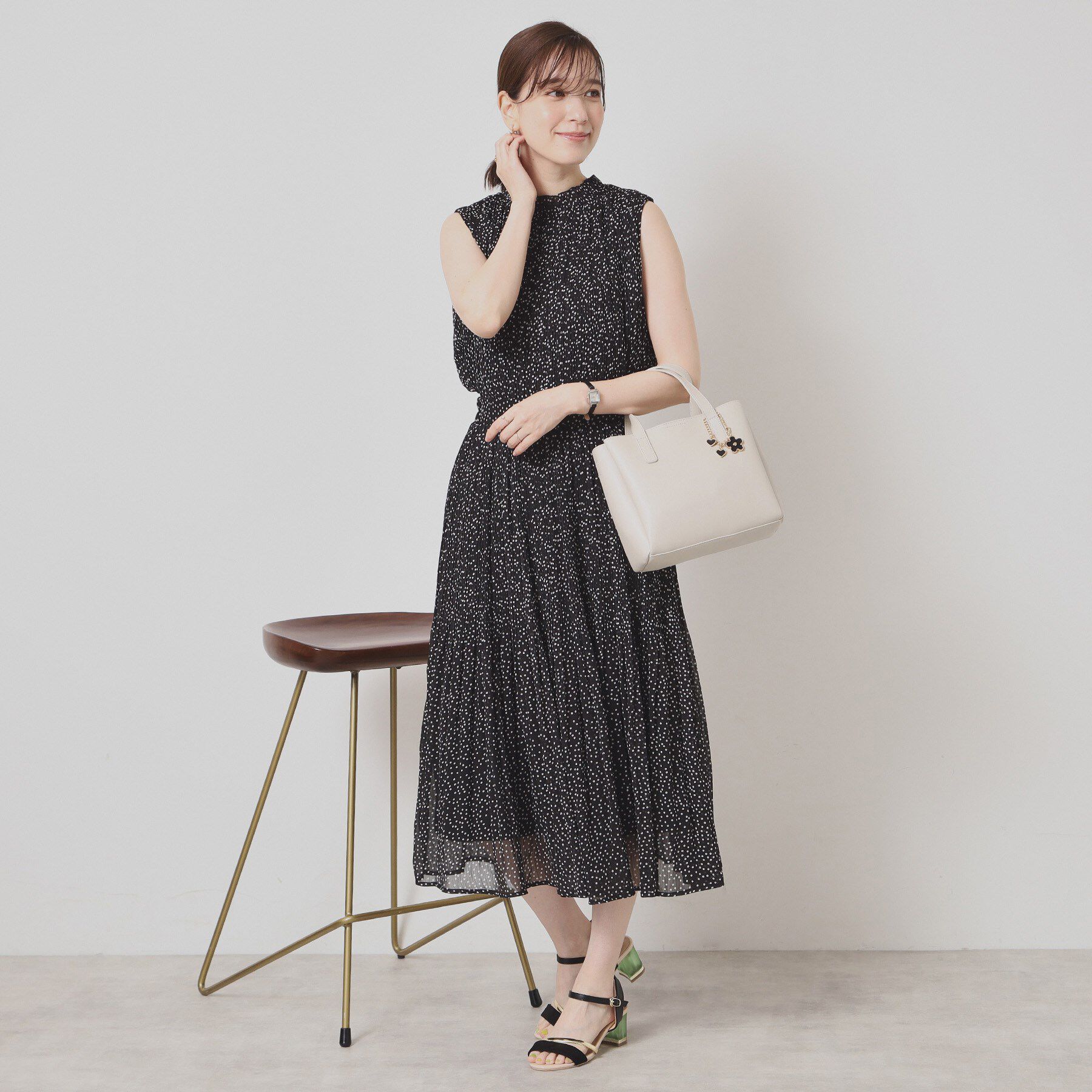 ITS&rsquo;DEMO「チャーム付き2WAYトート」|ハンドバッグ|