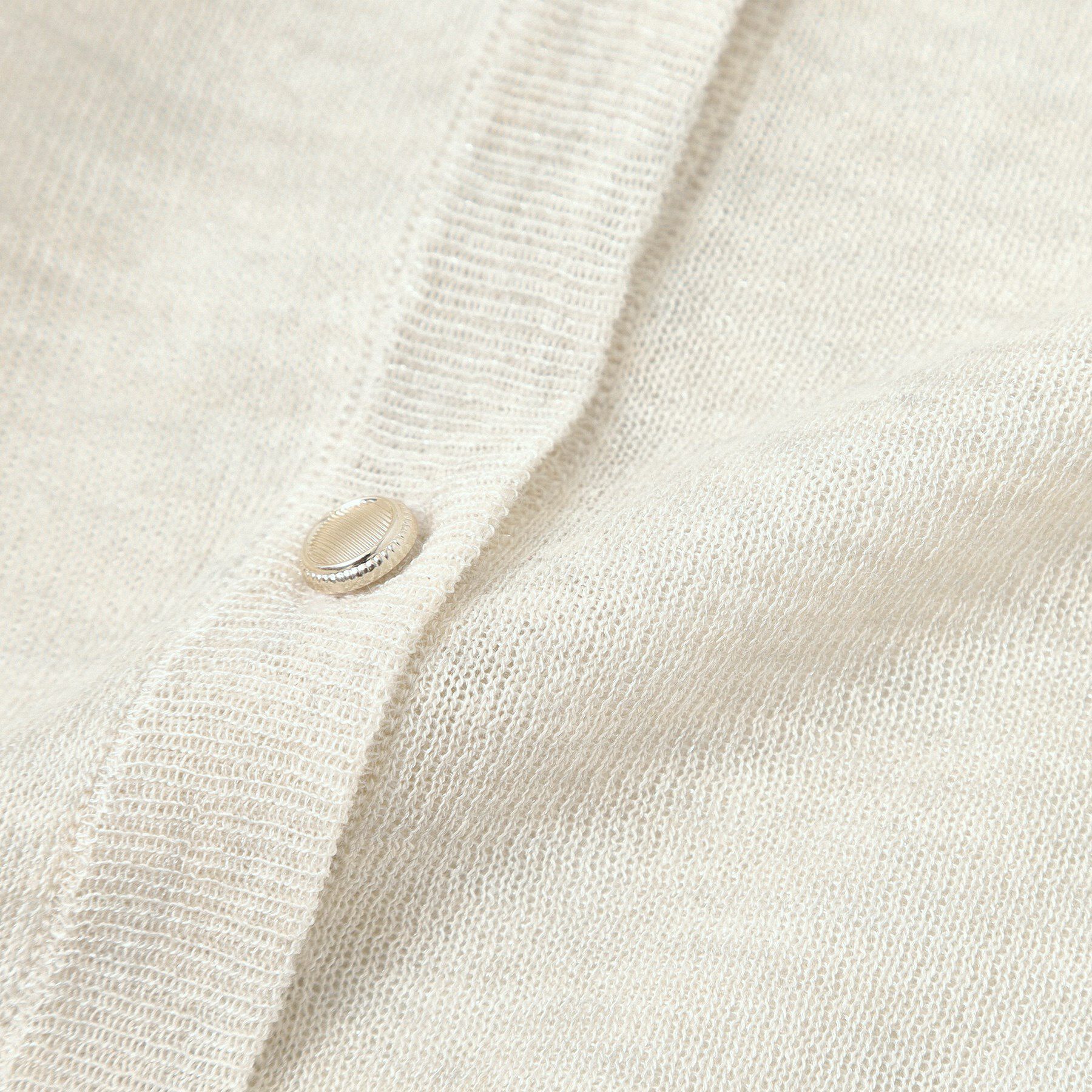 ITS&rsquo;DEMO「【手洗い可】ラメクルーカーディガン」|カーディガン|