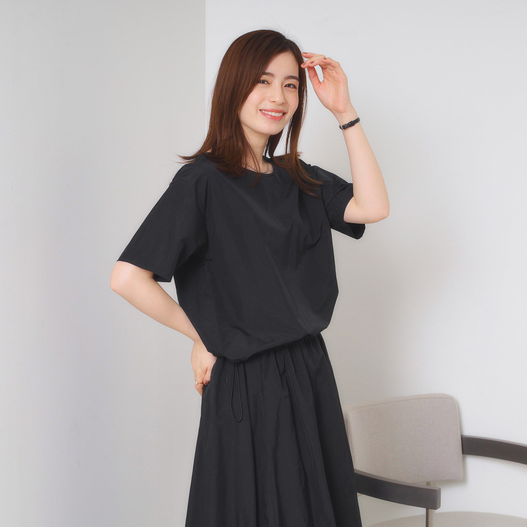 ITS&rsquo;DEMO「【撥水／洗濯機OK】ブラウス」|シャツ・ブラウス|