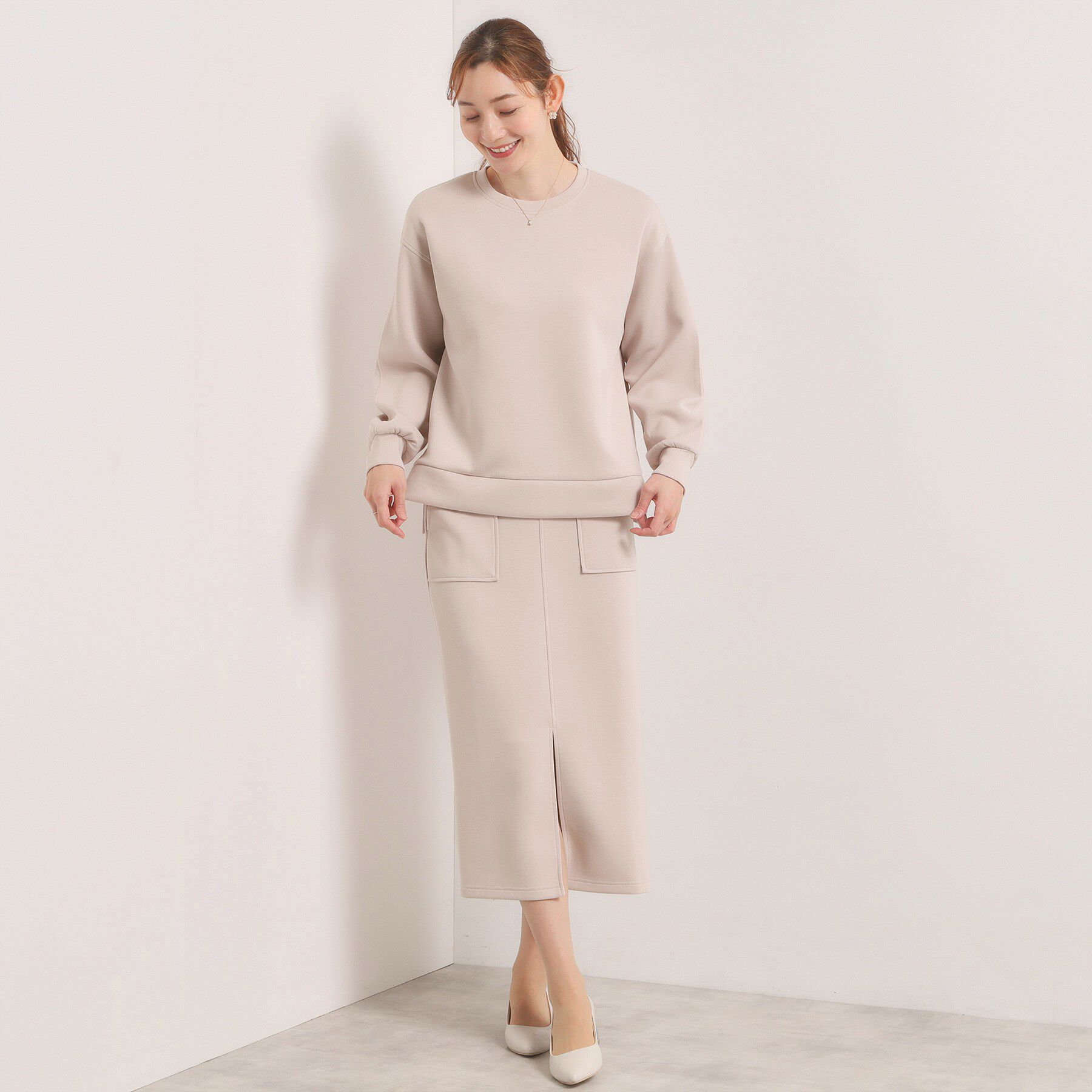 ITS&rsquo;DEMO「【洗濯機OK／花粉防止】ダンボールプルオーバー」|Tシャツ・カットソー|