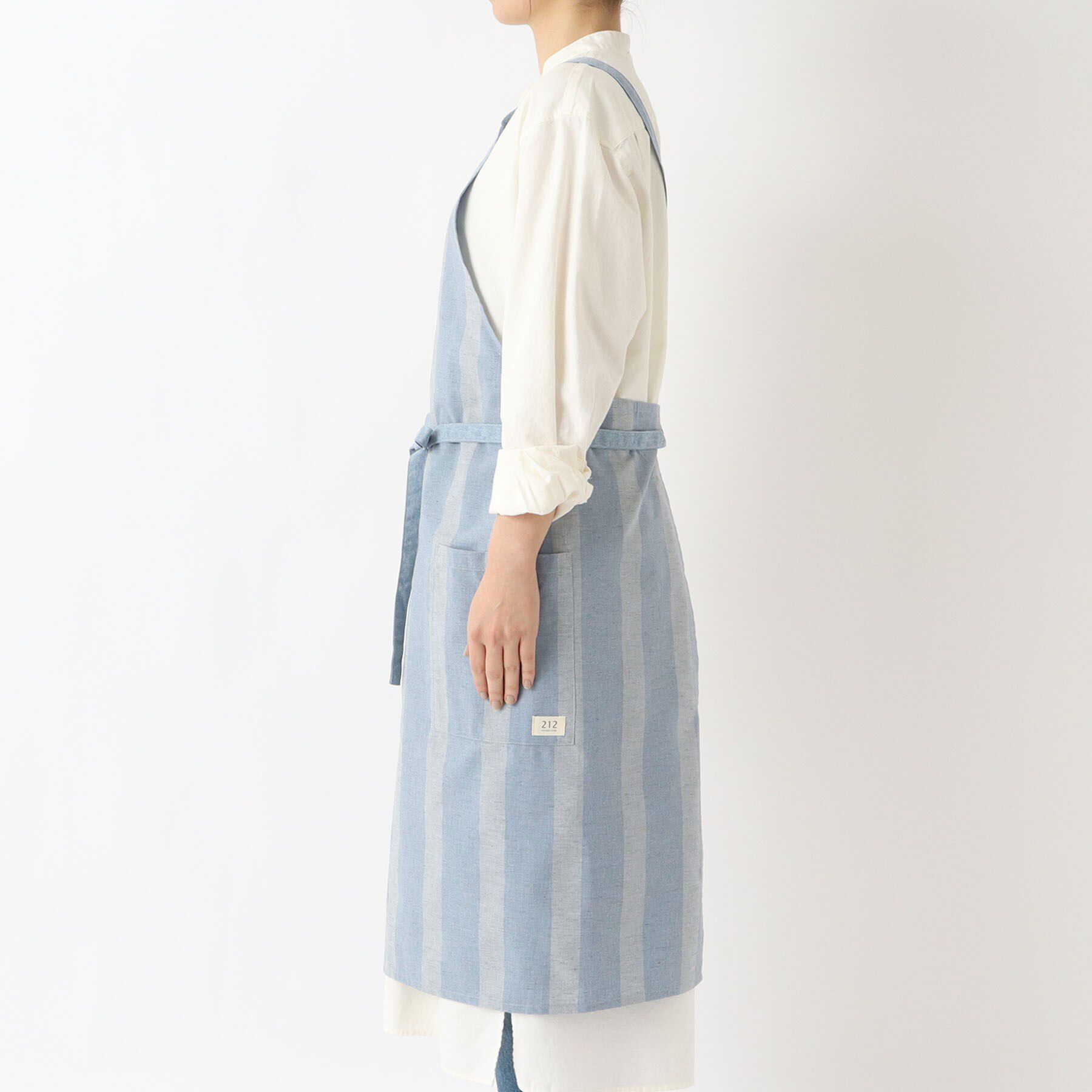 212 KITCHEN STORE「サーキュリック フルエプロン ストライプ ＜212Kオリジナル＞」|食器・キッチングッズ|