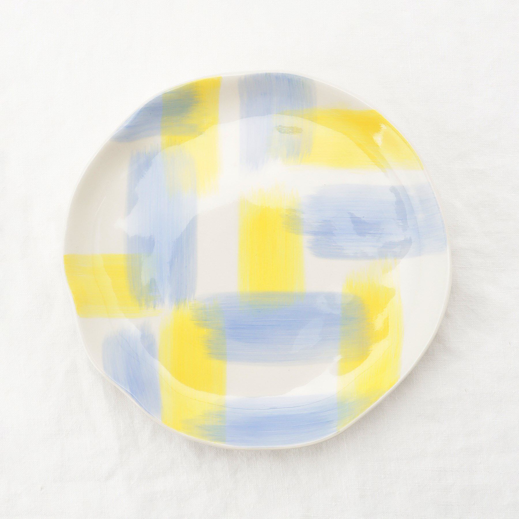 212 KITCHEN STORE「ペインター プレート YE&times;BL」|食器・キッチングッズ|