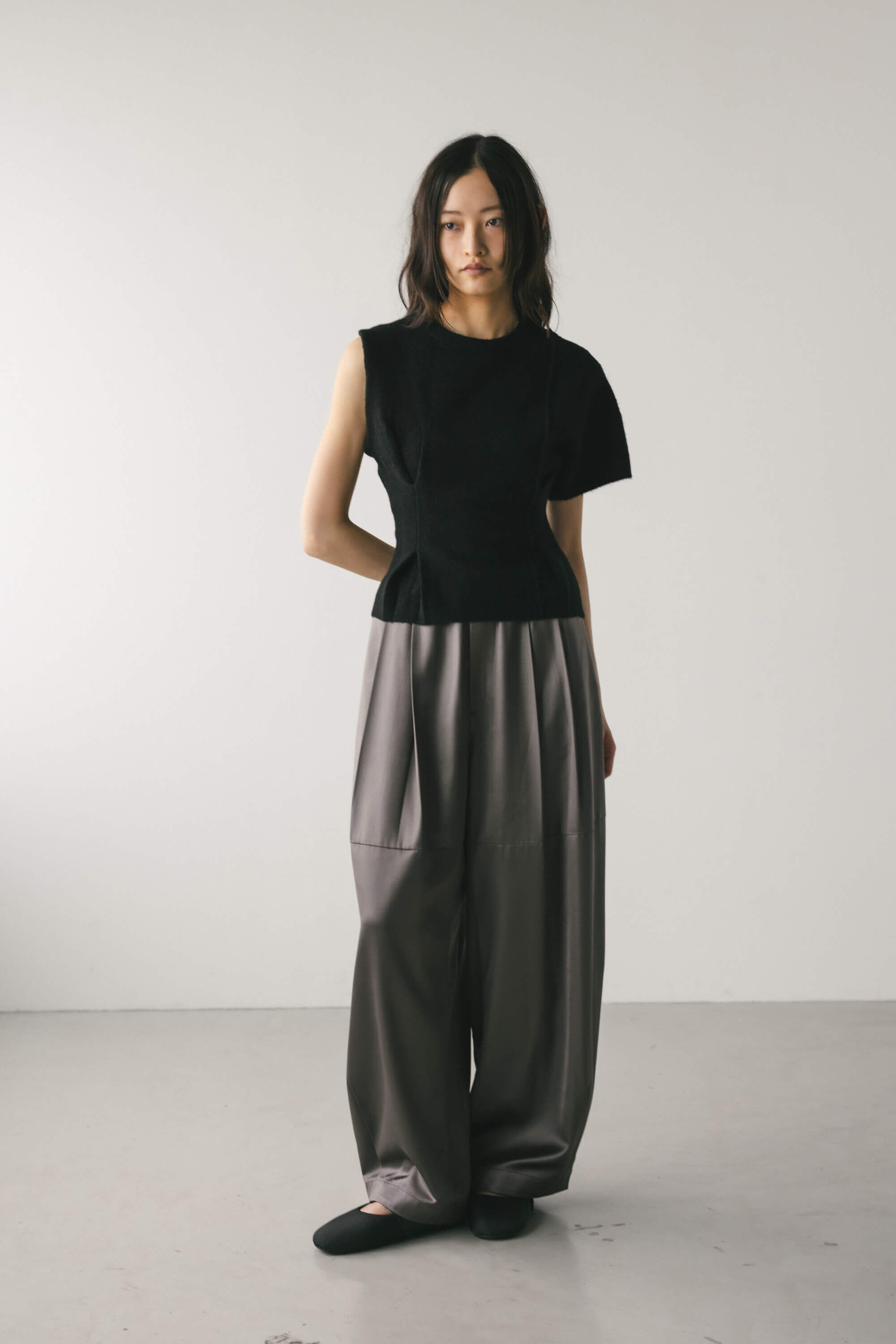 STYLEMIXER「アシンメトリーニットトップ」|ニット・セーター|