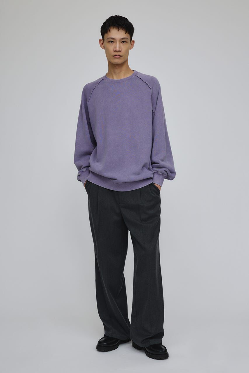 STYLEMIXER「ピグメントダイクルースウェット」|Tシャツ・カットソー|PUR