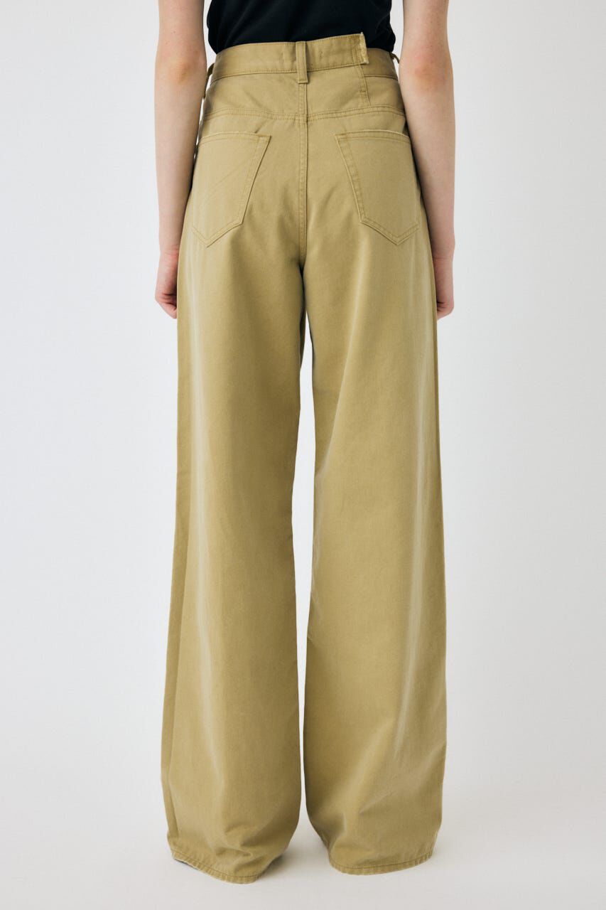 MOUSSY「CROSS CHINO WIDE STRAIGHT」|デニム|