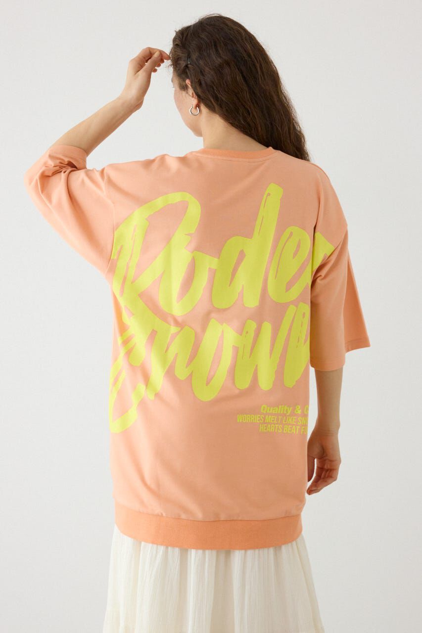 RODEO CROWNS「ペイントロゴハーフスリーブワンピース」|ワンピース|