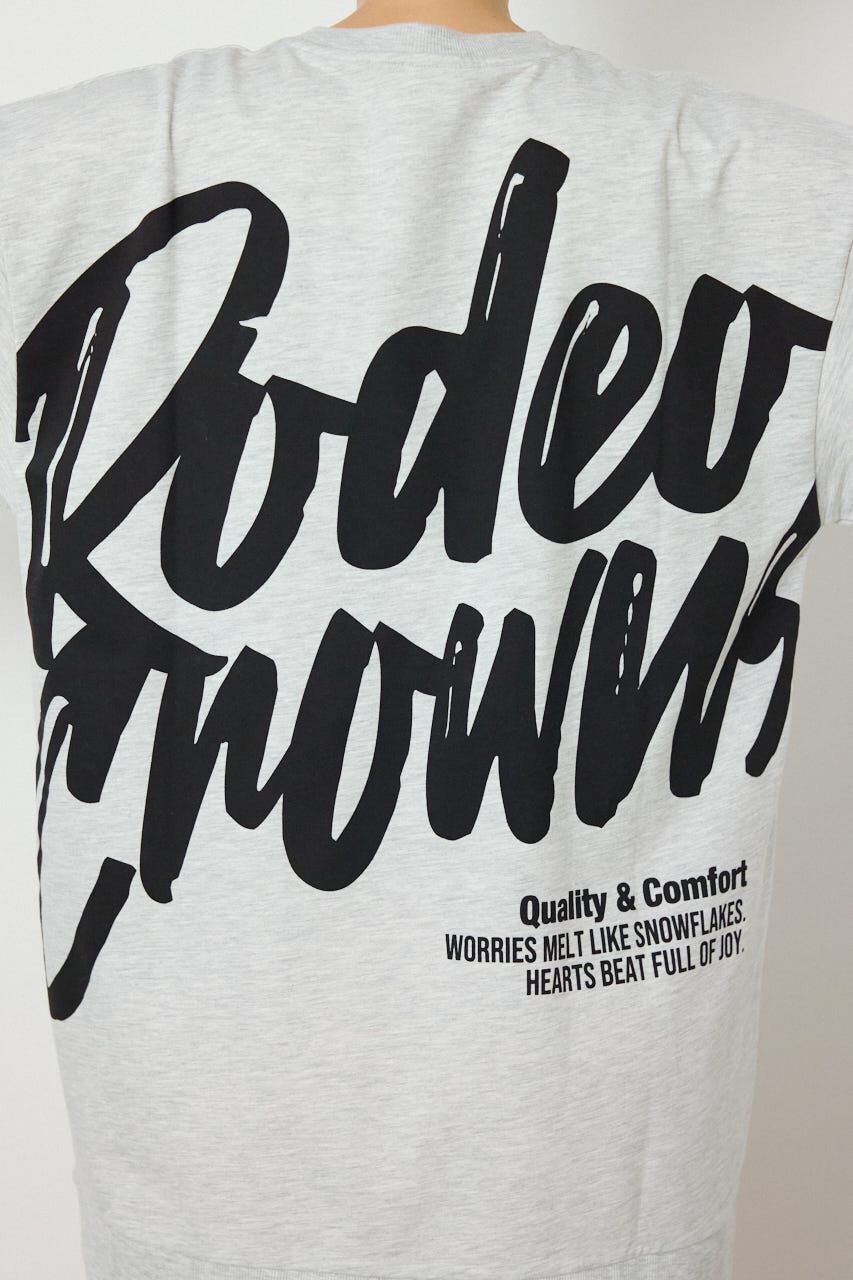 RODEO CROWNS「ペイントロゴハーフスリーブワンピース」|ワンピース|