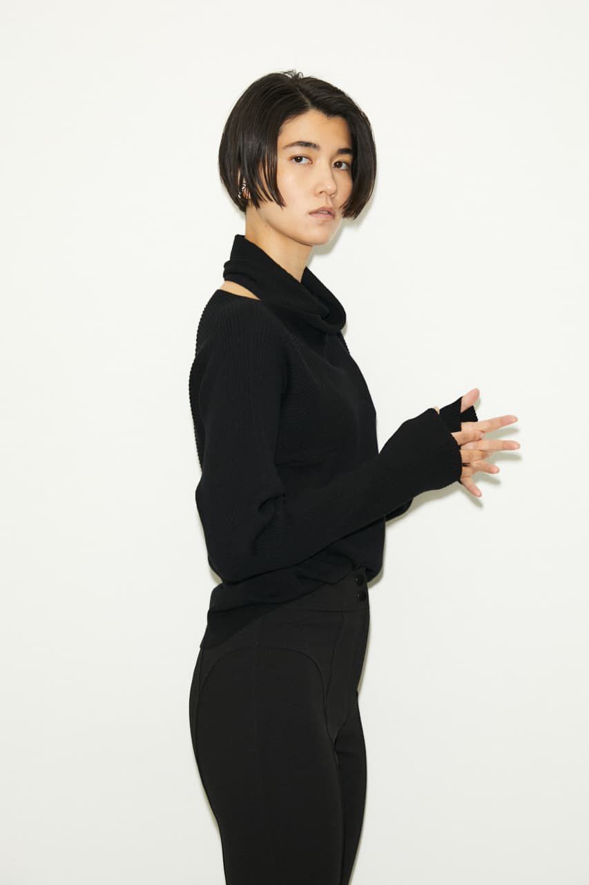 SLY「NECK 2WAY HG トップス」|ニット・セーター|
