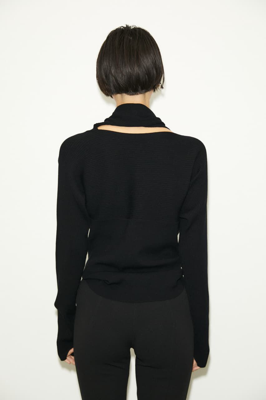 SLY「NECK 2WAY HG トップス」|ニット・セーター|
