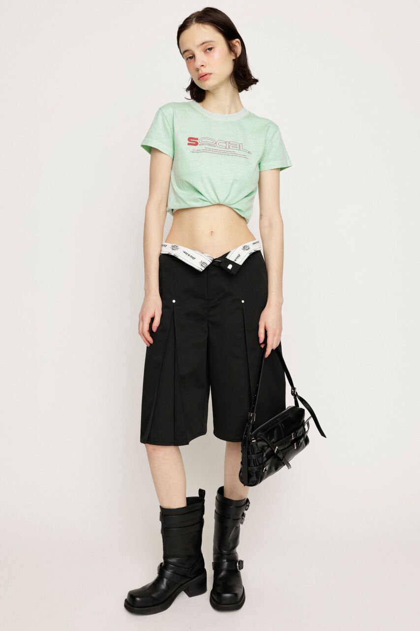 SLY「CREWNECK PRINT Tシャツ」|Tシャツ・カットソー|