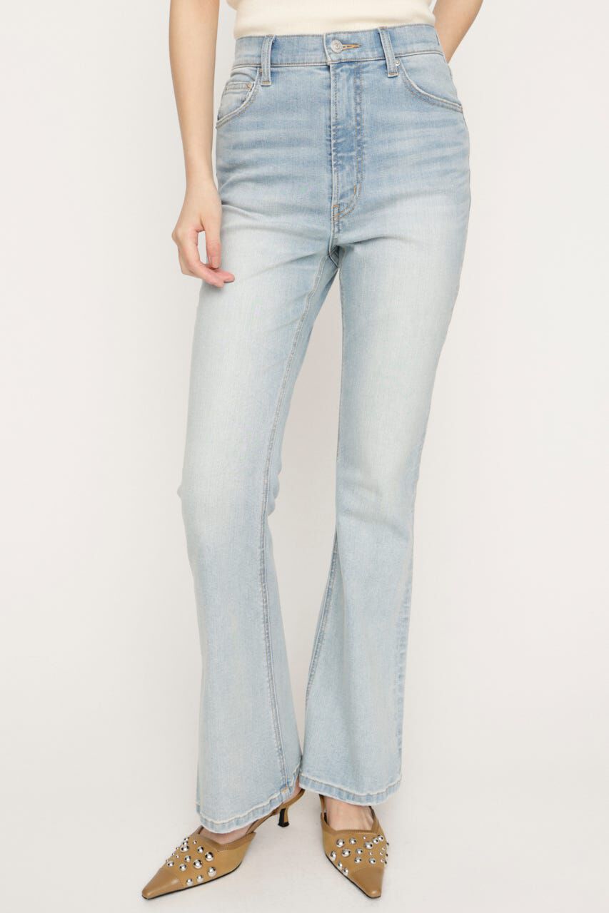 SLY「HW FLARE PT WITH ROICA（R）EF」|デニム|L/BLU1