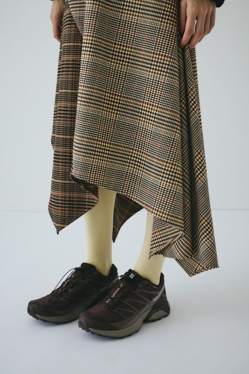 HeRIN.CYE「V design check dress」|ワンピース|