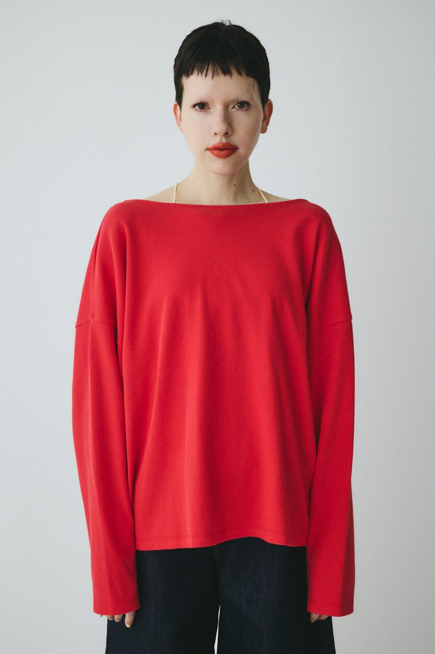 HeRIN.CYE「2Way over size cut tops」|Tシャツ・カットソー|RED