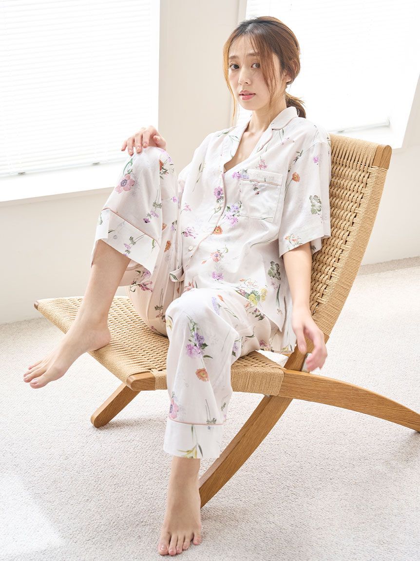 SNIDEL HOME「【Healing Light】開襟シャツ」|ルームウェア|