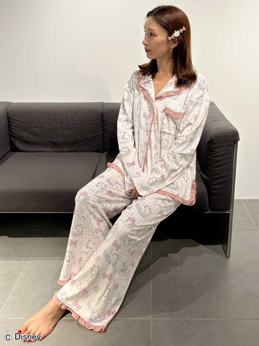 SNIDEL HOME「【The Aristocats】総柄パジャマシャツ」|ルームウェア|