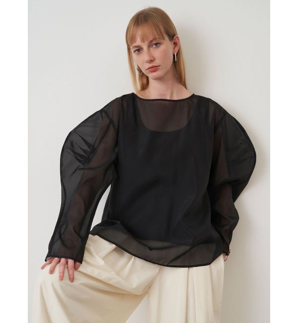 ELENDEEK「SHEER TOPS SET CS」|Tシャツ・カットソー|ブラック