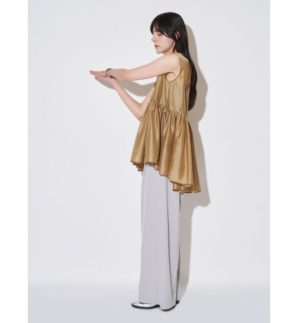 ELENDEEK「SHEER PEPLUM BL」|シャツ・ブラウス|