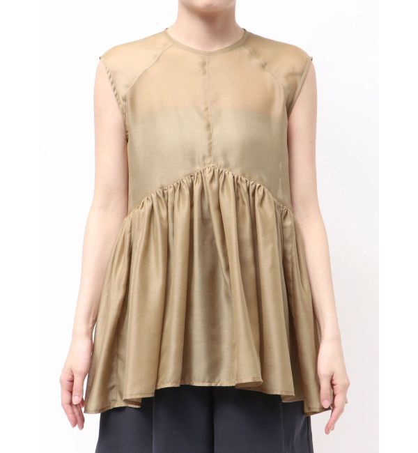 ELENDEEK「SHEER PEPLUM BL」|シャツ・ブラウス|