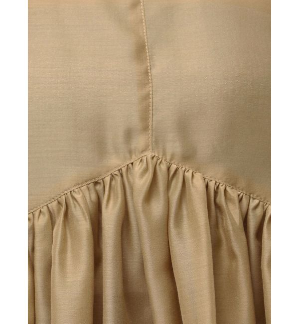 ELENDEEK「SHEER PEPLUM BL」|シャツ・ブラウス|