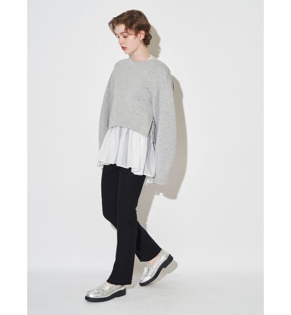 ELENDEEK「SHEER PEPLUM BL」|シャツ・ブラウス|